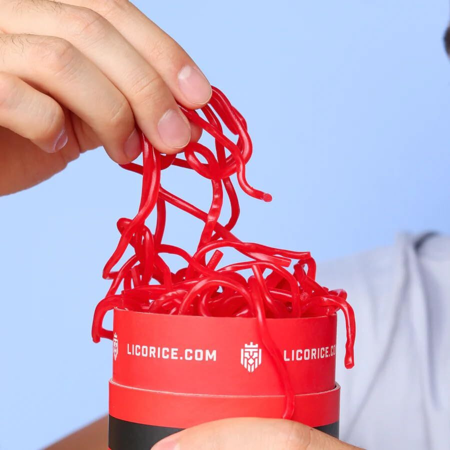 Licorice.Com Gourmet Licorice Candy Duo Pack - Dutch Red And Black Laces