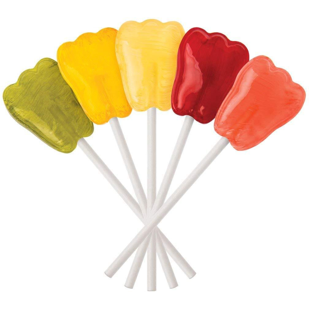 Dr. Johns Sugar Free Candy, Healthy Lollipops With Zero Sugar, Low Calorie Snacks, Keto Friendly Hard Candy Sweets, Fresh Fruit Tooth, 60 Count, 1 Lb