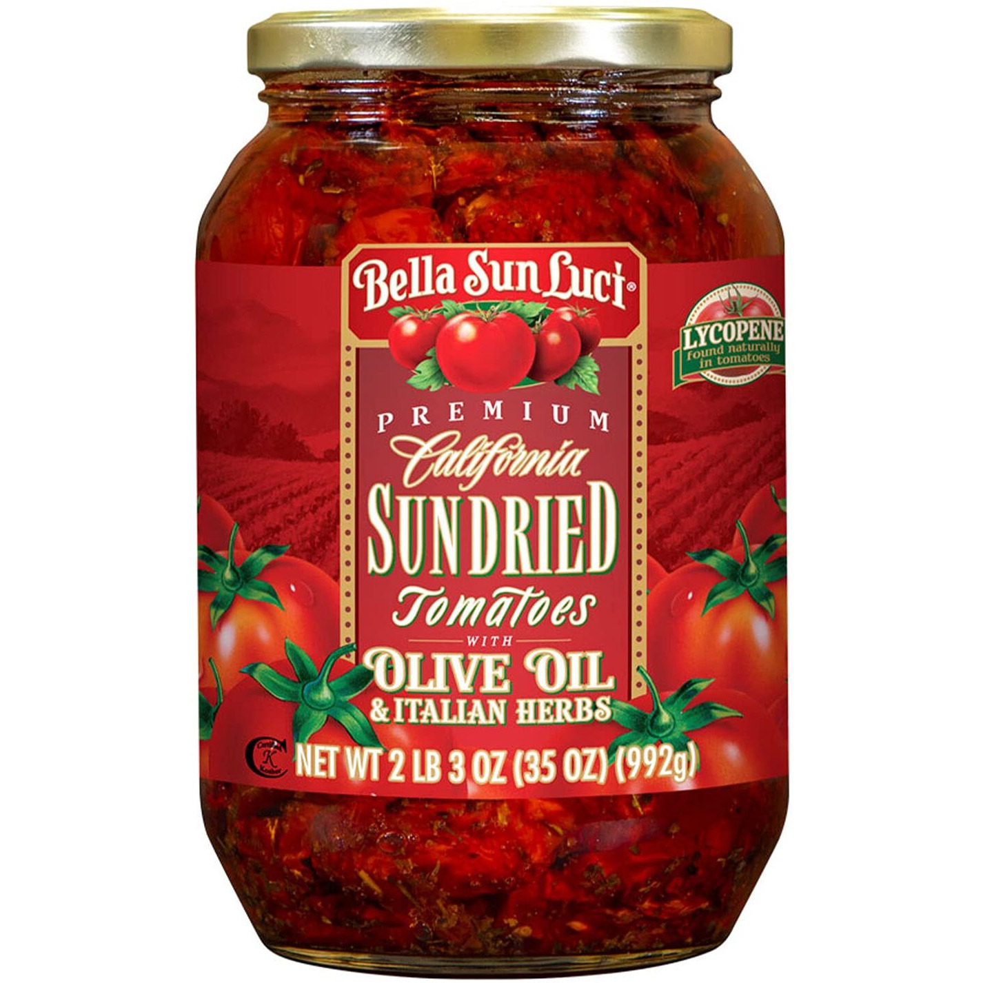 35 Oz Bella Sun Luci Sun Dried Tomatoes Halves In Olive Oil