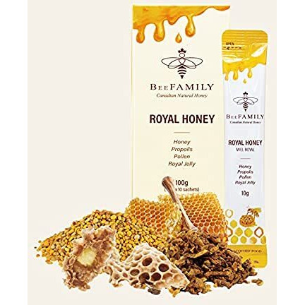 Bee Family - Royal Honey Stick - 10X10G Sachets
