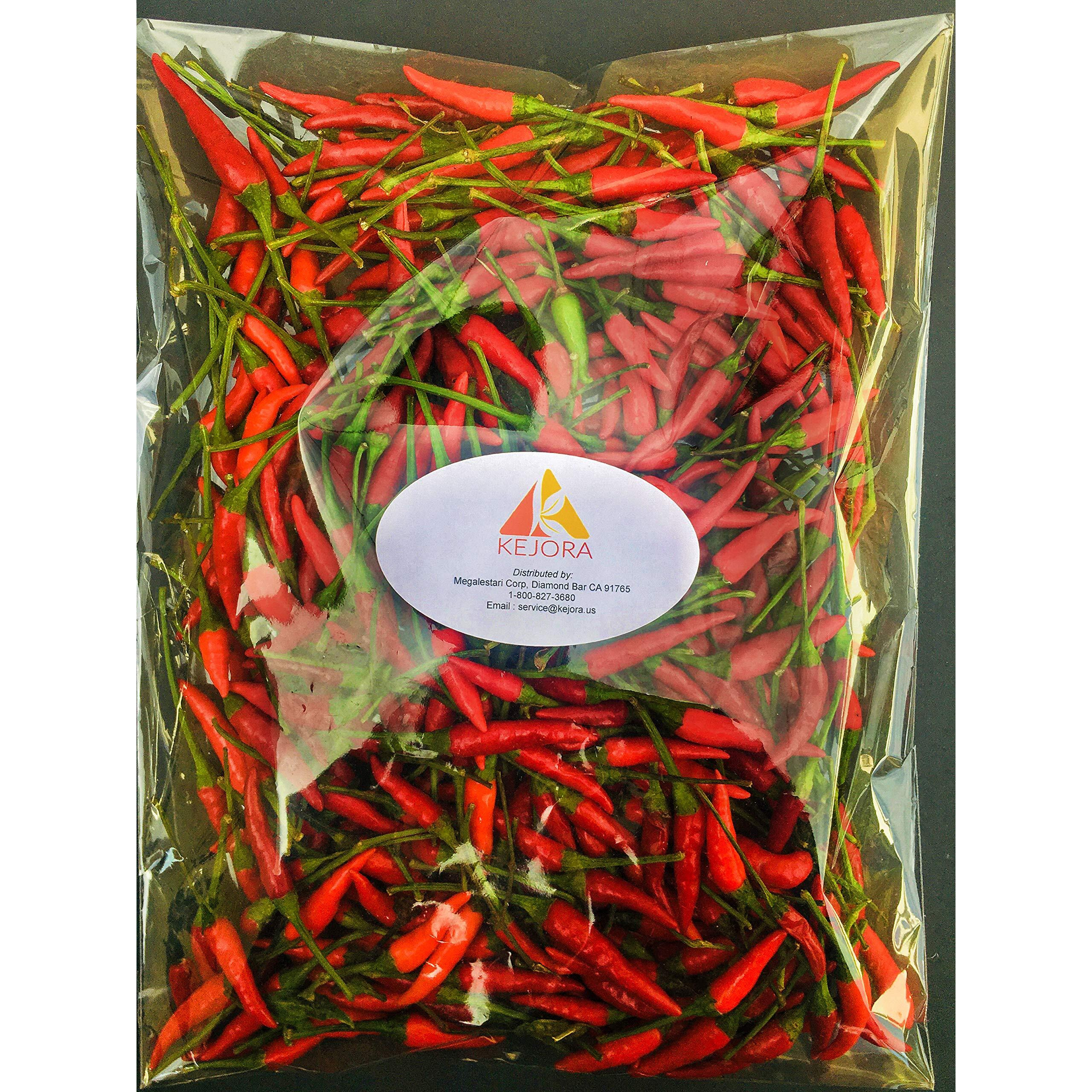 Kejora Fresh Red Thai Chili Peppers -1 Lb (16 Oz)