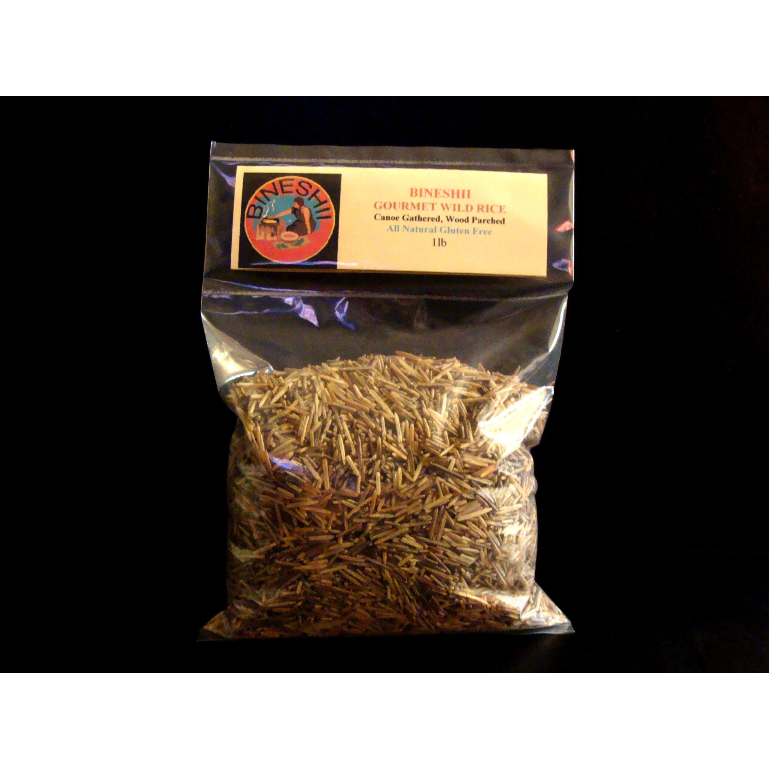 1 Lb Mn Wild Rice American Indian Hand Harvested & Wood Parched All Natural