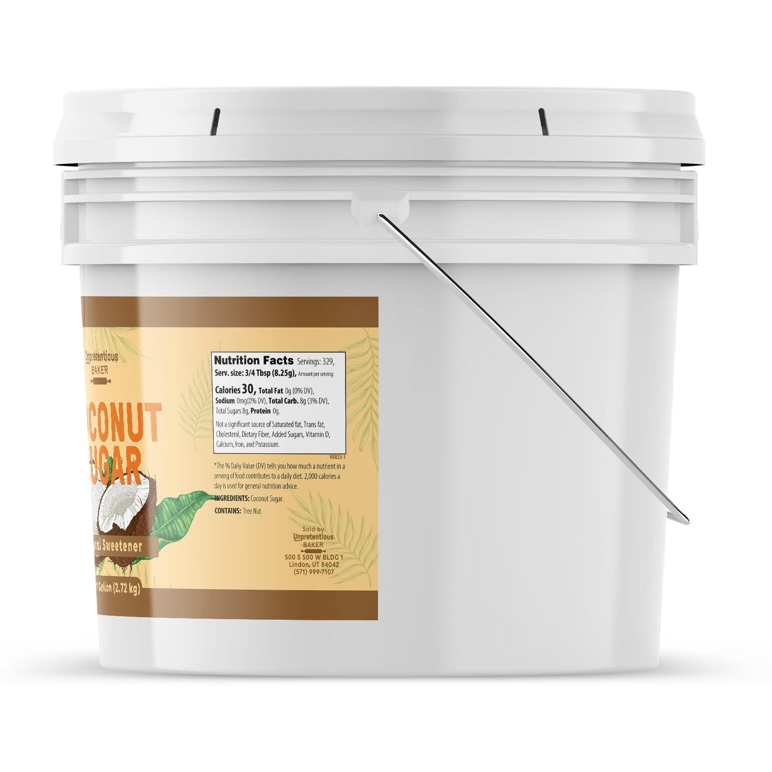 Unpretentious Coconut Sugar (1 Gallon)