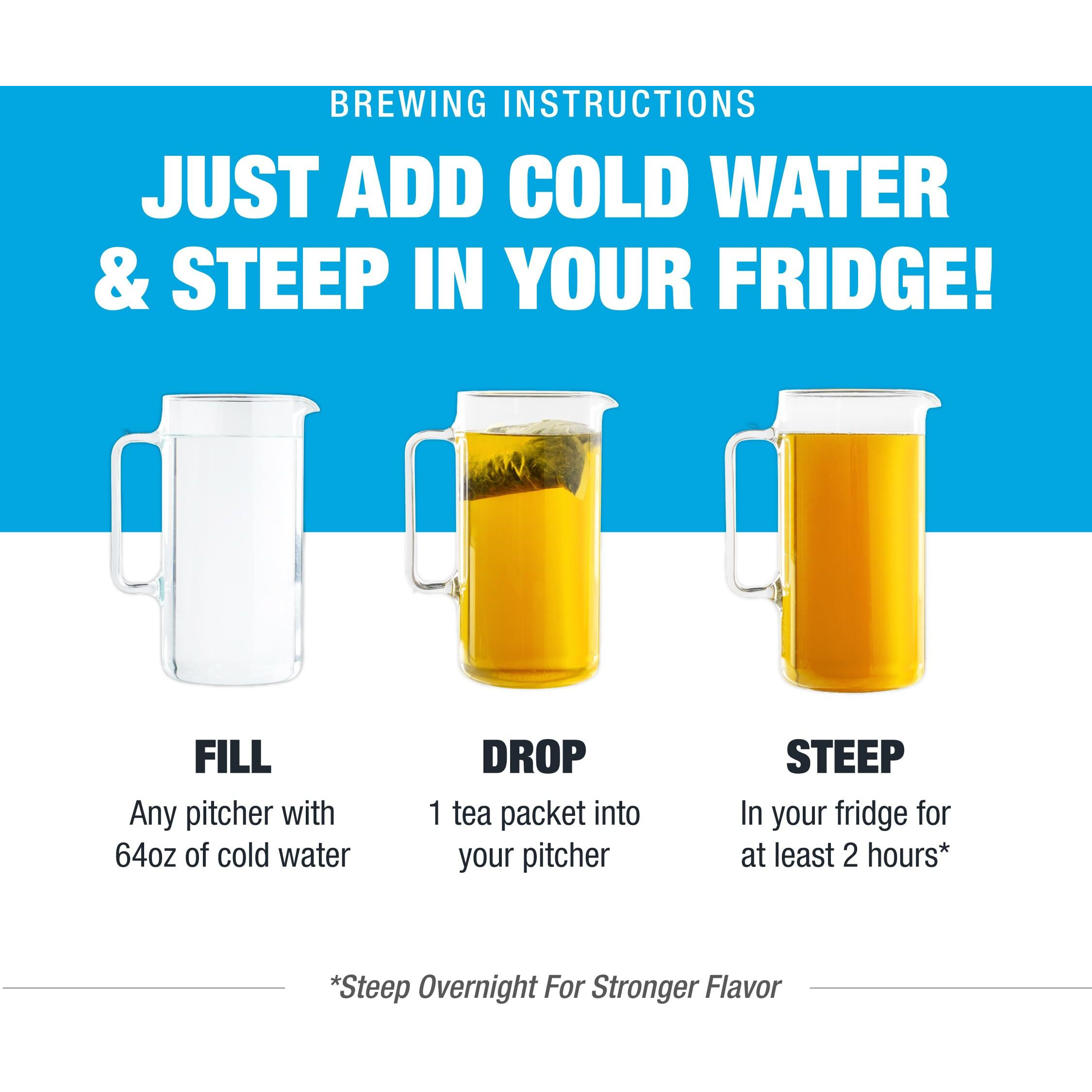 Tiesta Tea - Maui Mango Cold Brew Tea - Mango Pineapple Herbal Tea - Premium Loose Leaf Tea Blend - Non Caffeinated Iced Tea - Cold Brew Tea Packets - Brews 64 Oz Of Pitcher Per Bag (Pack Of 10)