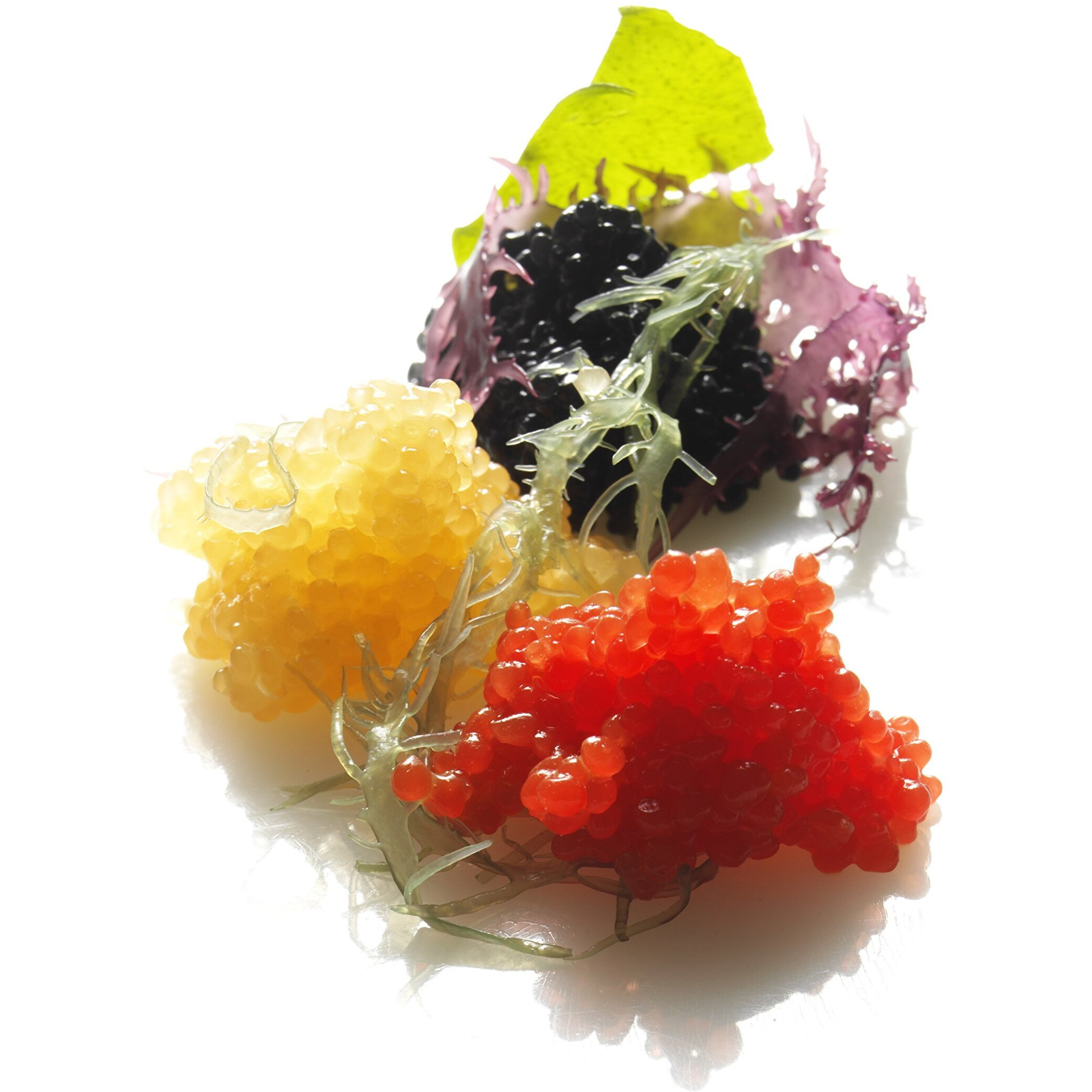 Caviart Award-Winning Vegan Caviar - Black Seaweed Flavor 3.5 Oz (Black Caviart)