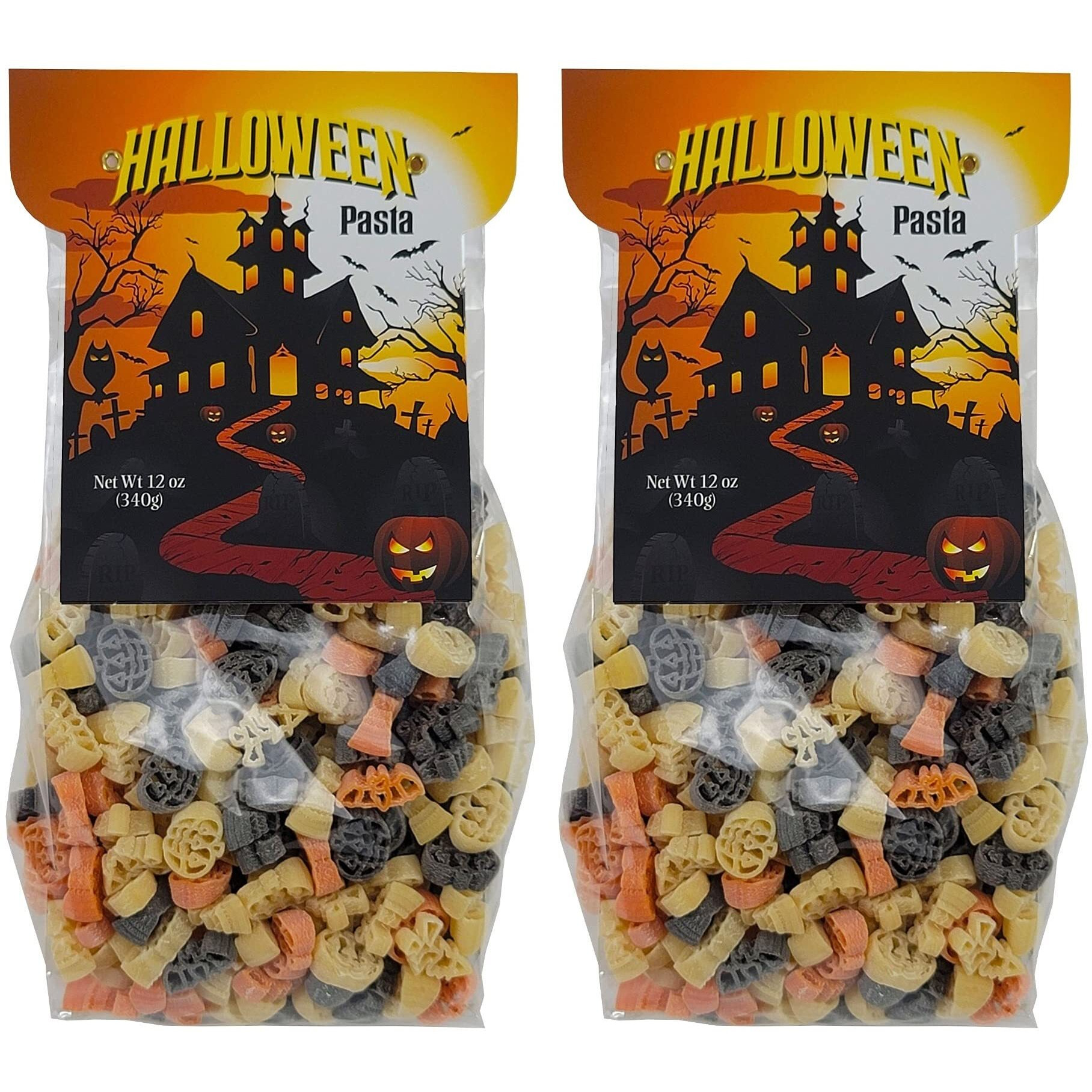 Chidester Farms Halloween Novelty Shape Pasta, 12 Ounce, 2-Pack