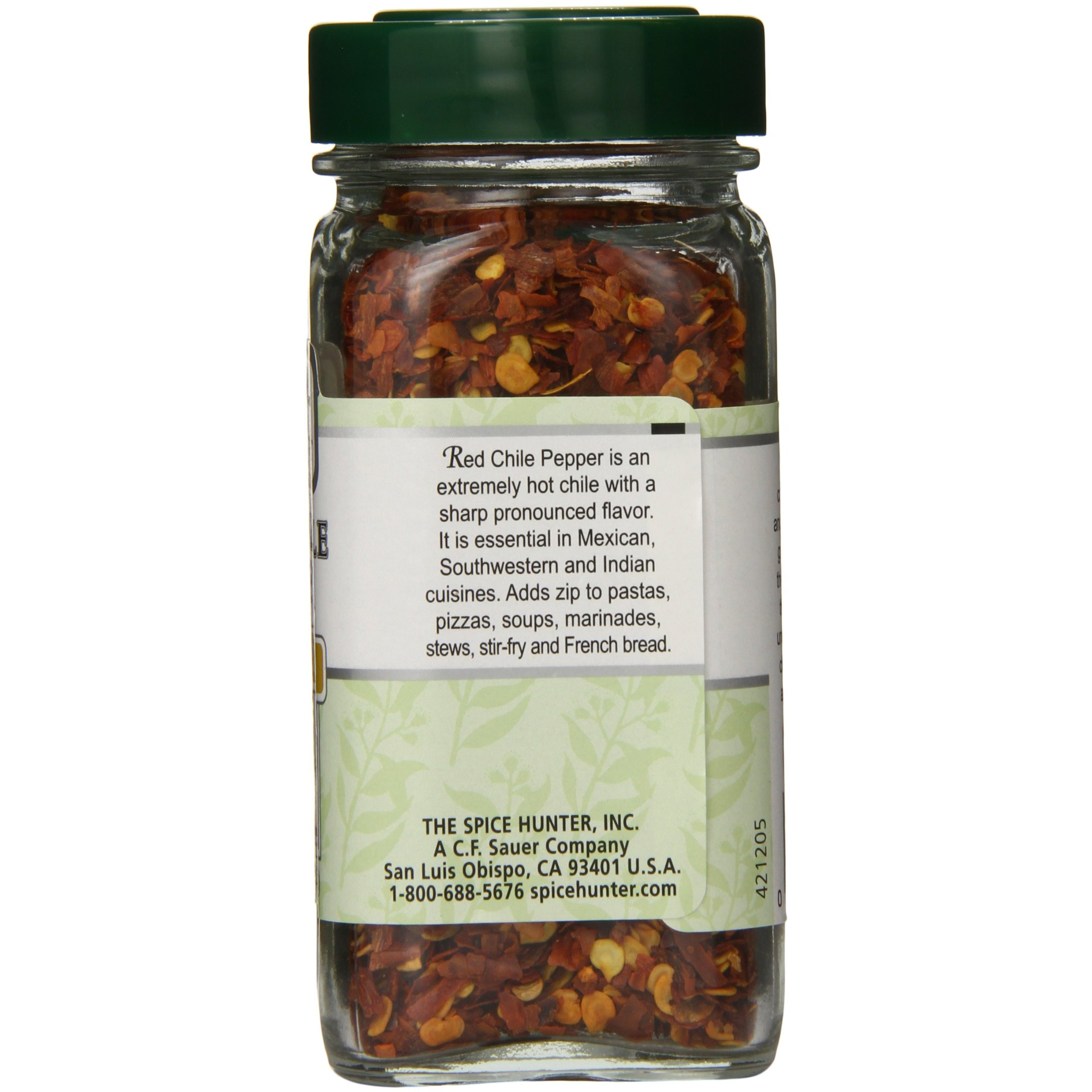 The Spice Hunter Chile Pepper, Red, Crushed, 1.3 Ounce Jar (Pack Of 48)