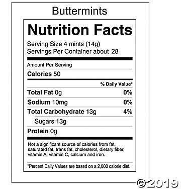 Fun Express Royal Blue Butter Mints Individually Wrapped, 104 Pieces
