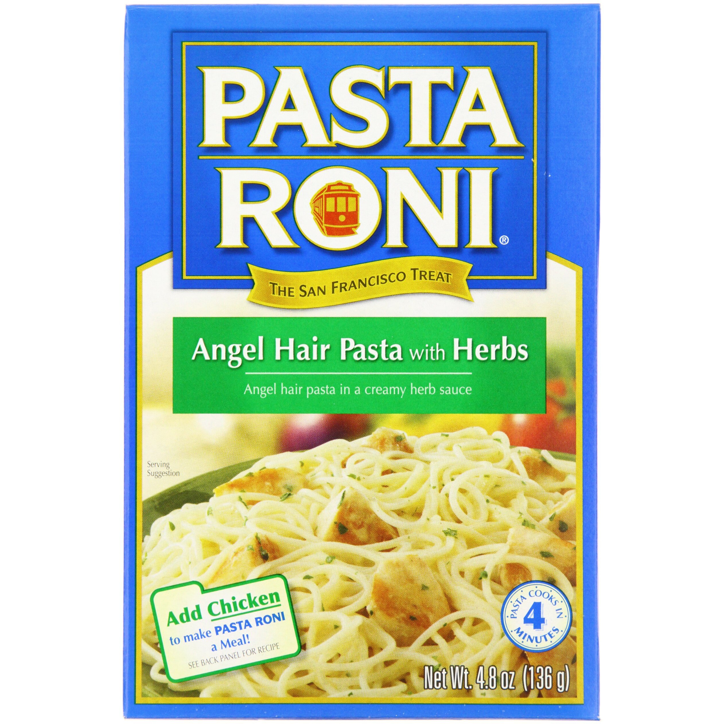 Pasta Roni Angel Hair Pasta With Herbs, 4.8-Ounce (Pack Of 12)