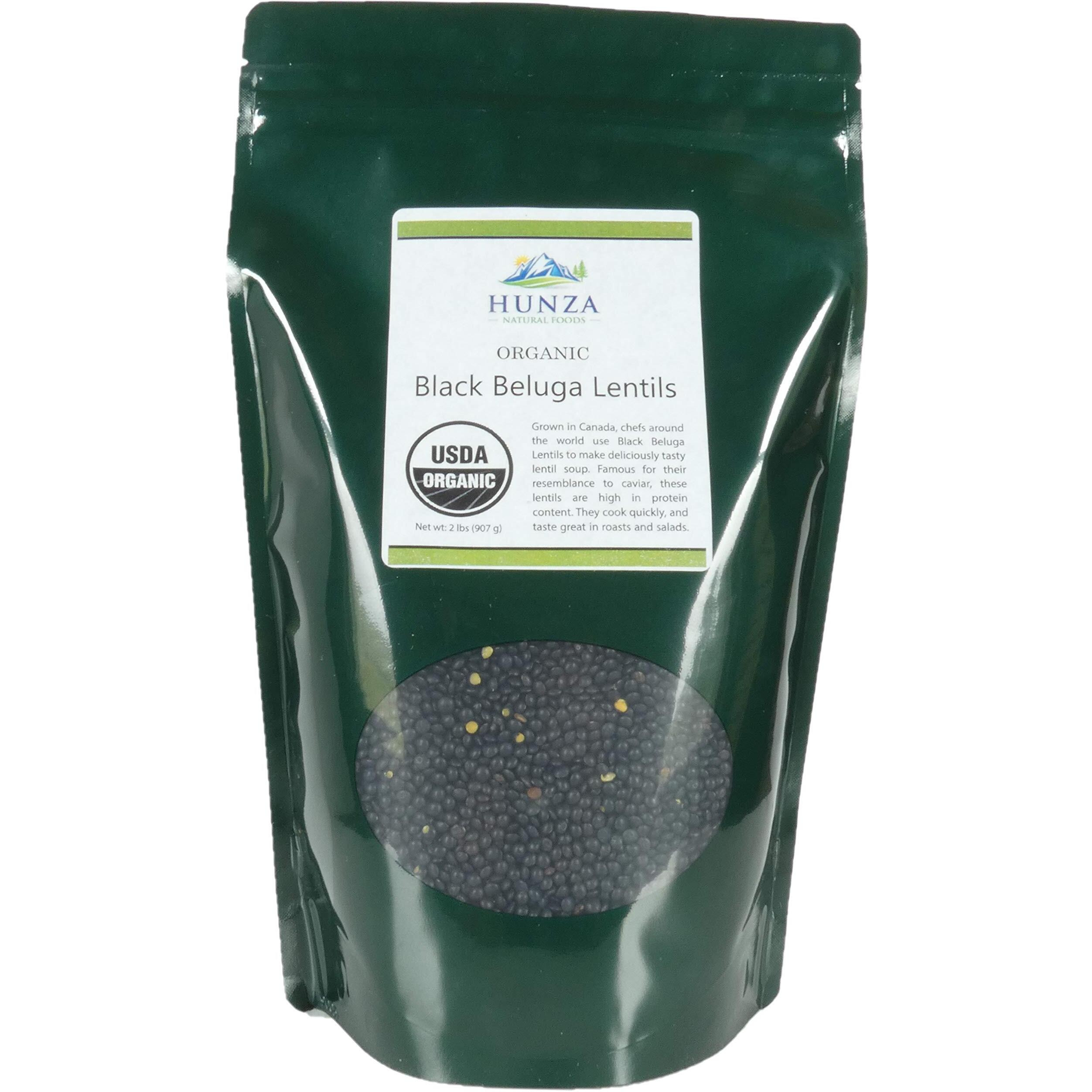 Hunza Organic Black Beluga Lentils (2-Lbs)