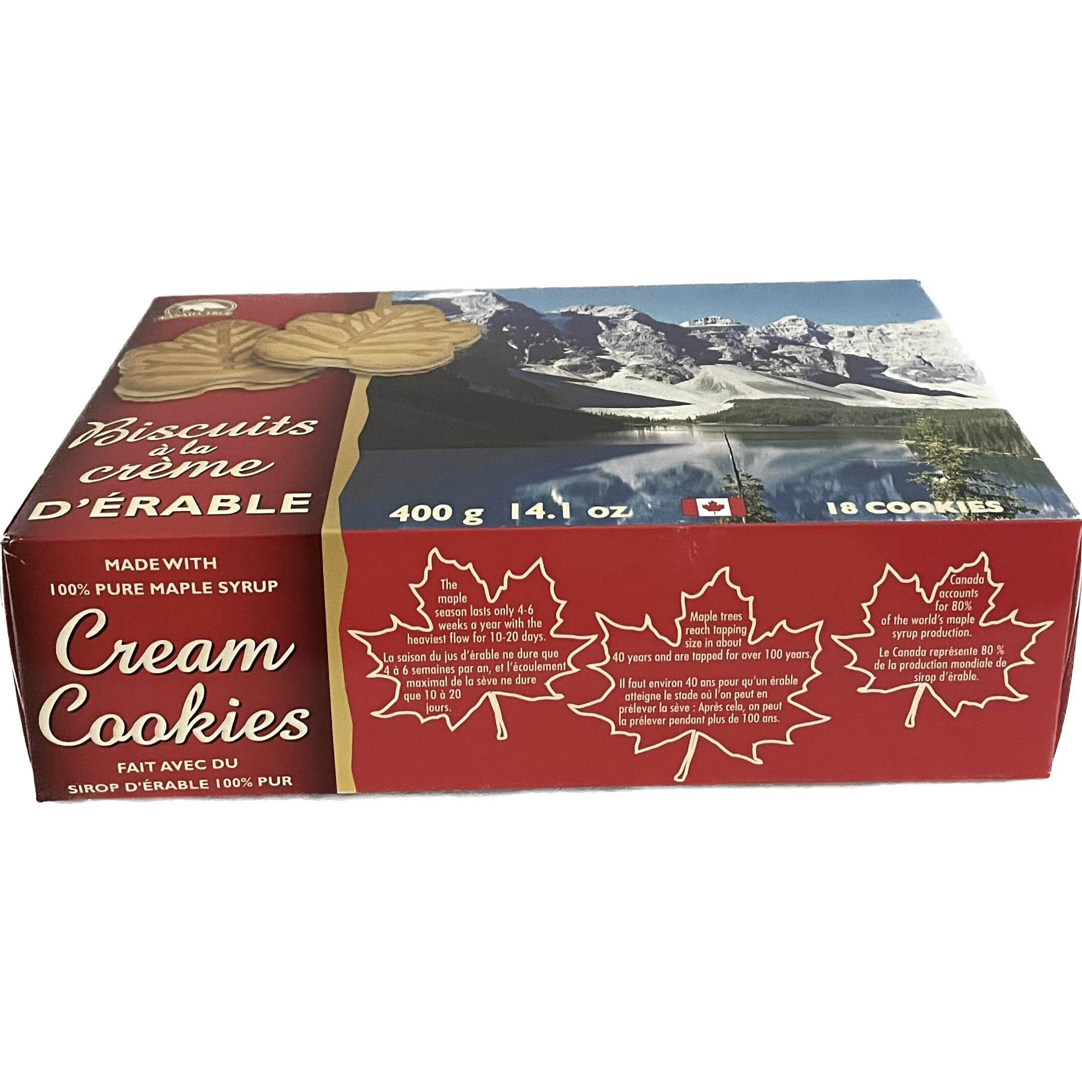 Canada True Premium Maple Cream Cookie With 100% Pure Maple Syrup - Product Of Canada