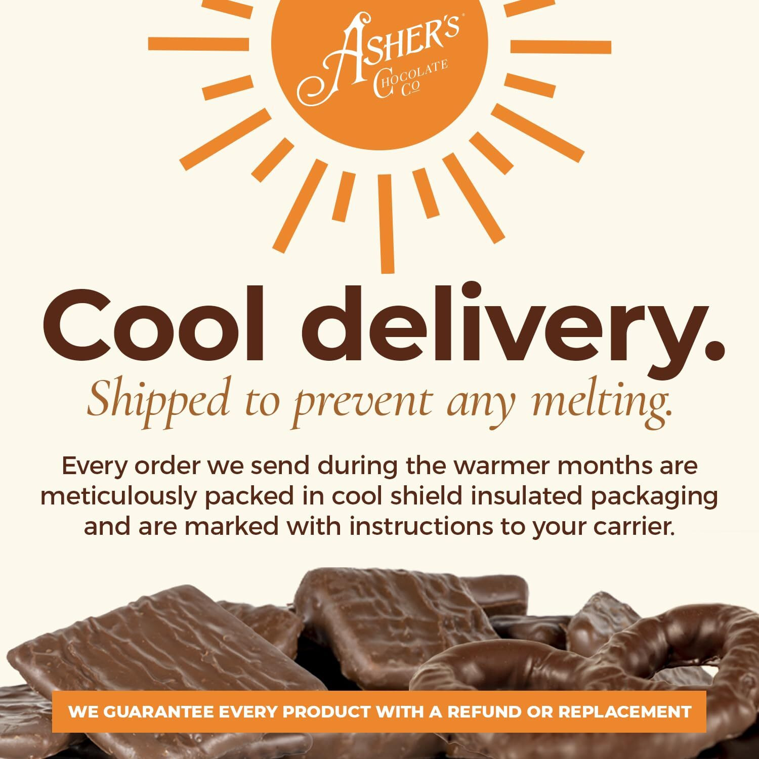 Asher's Chocolates, Chocolate Covered Grahams, Gourmet Sweet And Salty Candy, Individually Wrapped Snack, Family Owned Since 1892 (Dark Chocolate, 15 Count, 2 Packs)