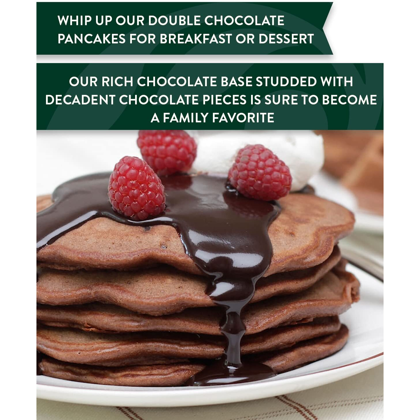 Stonewall Kitchen Double Chocolate Pancake And Waffle Mix, 16 Ounces