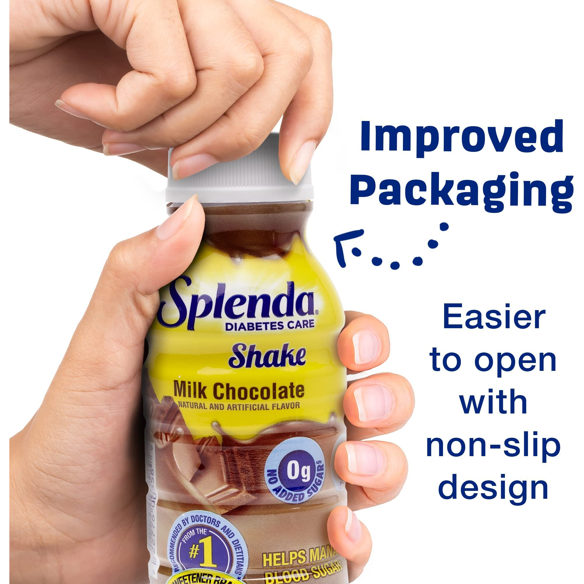 Splenda Diabetes Care Shakes - Meal Replacement Shake, 8 Fluid Ounces Per Bottle (Milk Chocolate, 6 Pack)