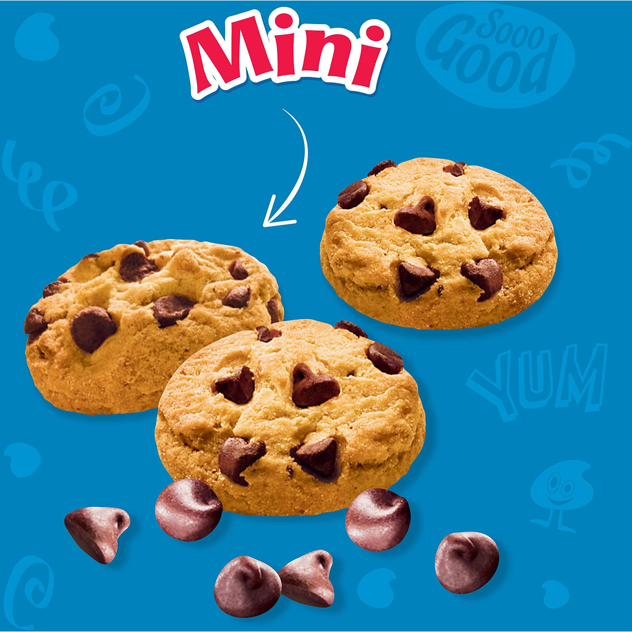 Chips Ahoy Mini Original Chocolate Chip Cookies, Go-Paks, 12 - 3.5 Oz Cups