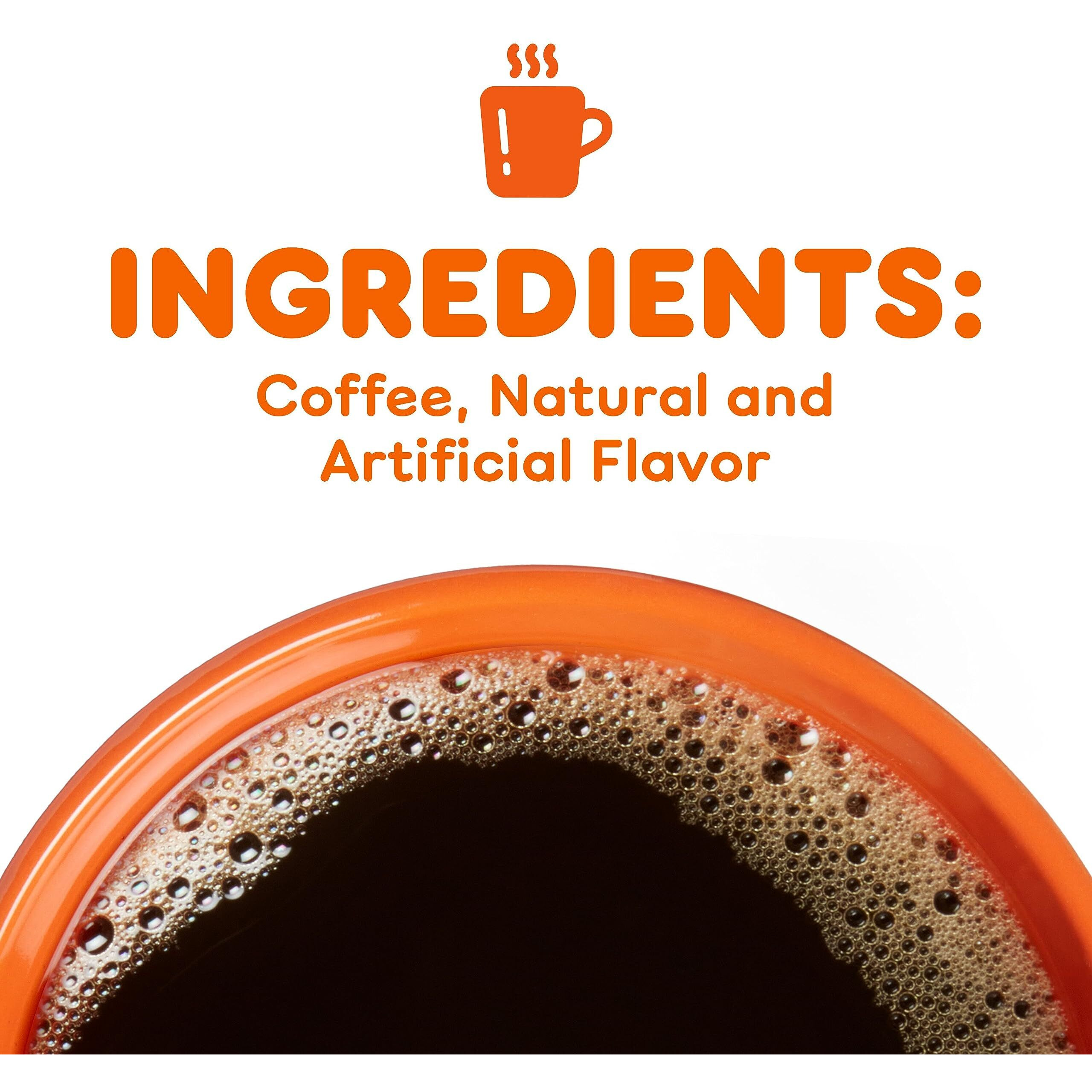 Dunkin' Hazelnut Flavored Coffee, 128 Keurig K-Cup Pods