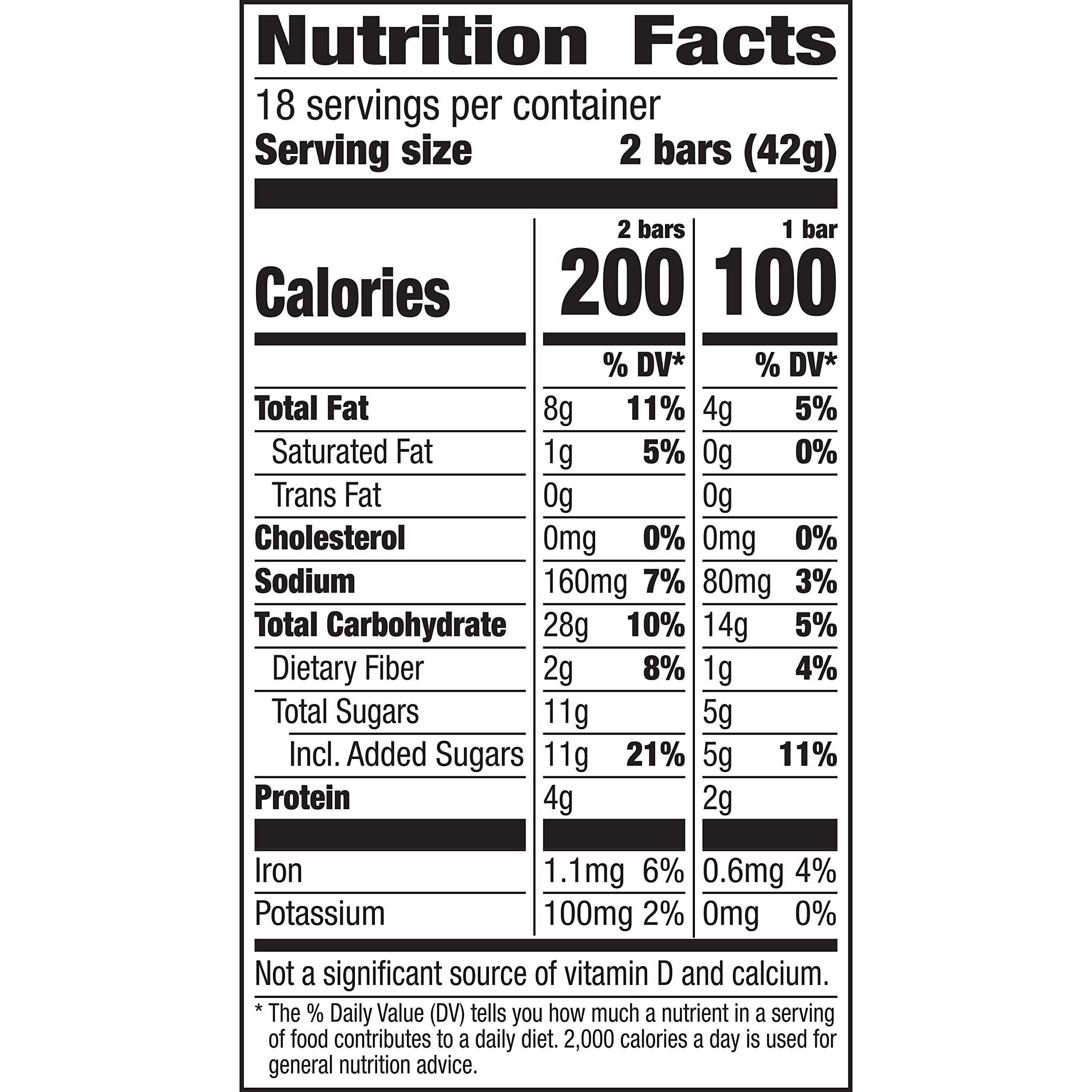 Nature Valley Crunchy Granola Bars, Peanut Butter, 1.49 Oz, 18 Ct, 36 Bars