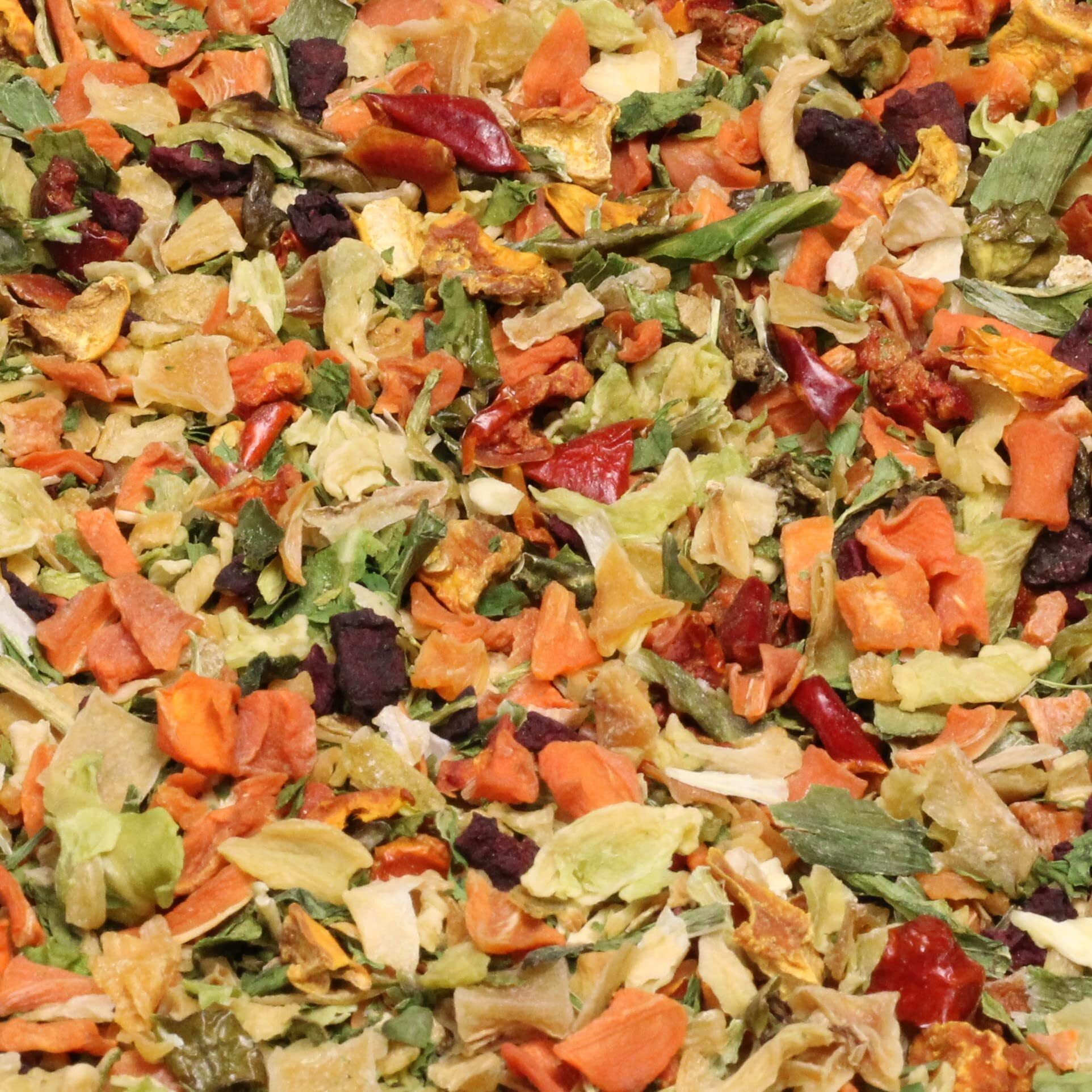 Garden Deluxe Vegetable Soup Mix By Its Delish, 1 Lb Bulk Bag | 16 Natural Dehydrated Vegetables For Ramen Noodles, Soup Greens With Beets | Freeze Dried Veggie Blend, No Msg, Vegan, Kosher