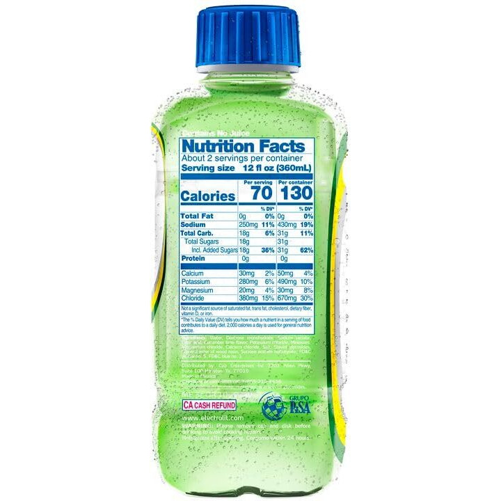 Electrolit 12 Pack (Cucumber Lime)