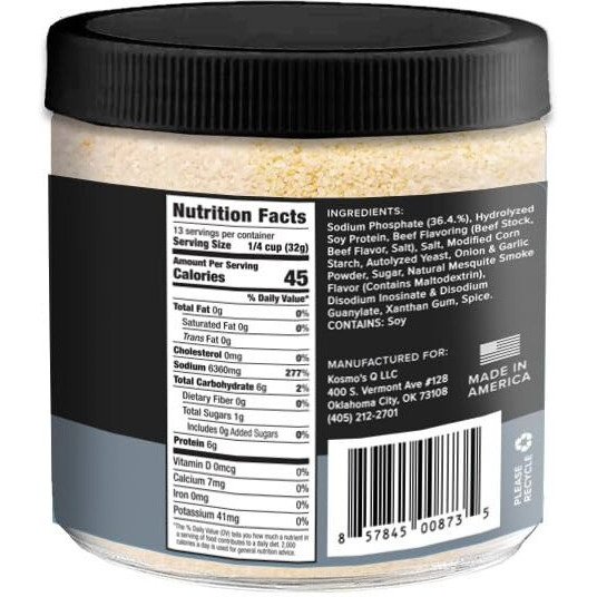 Kosmos Q Smoke House Reserve Blend Injection - Bbq Injection Marinade For Beef, Brisket & More - Bbq Seasoning Made In The Usa (Smoke House Blend)
