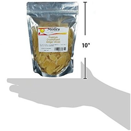 Medley Hills Farm Dried Crystallized Ginger Slices 1 Lb