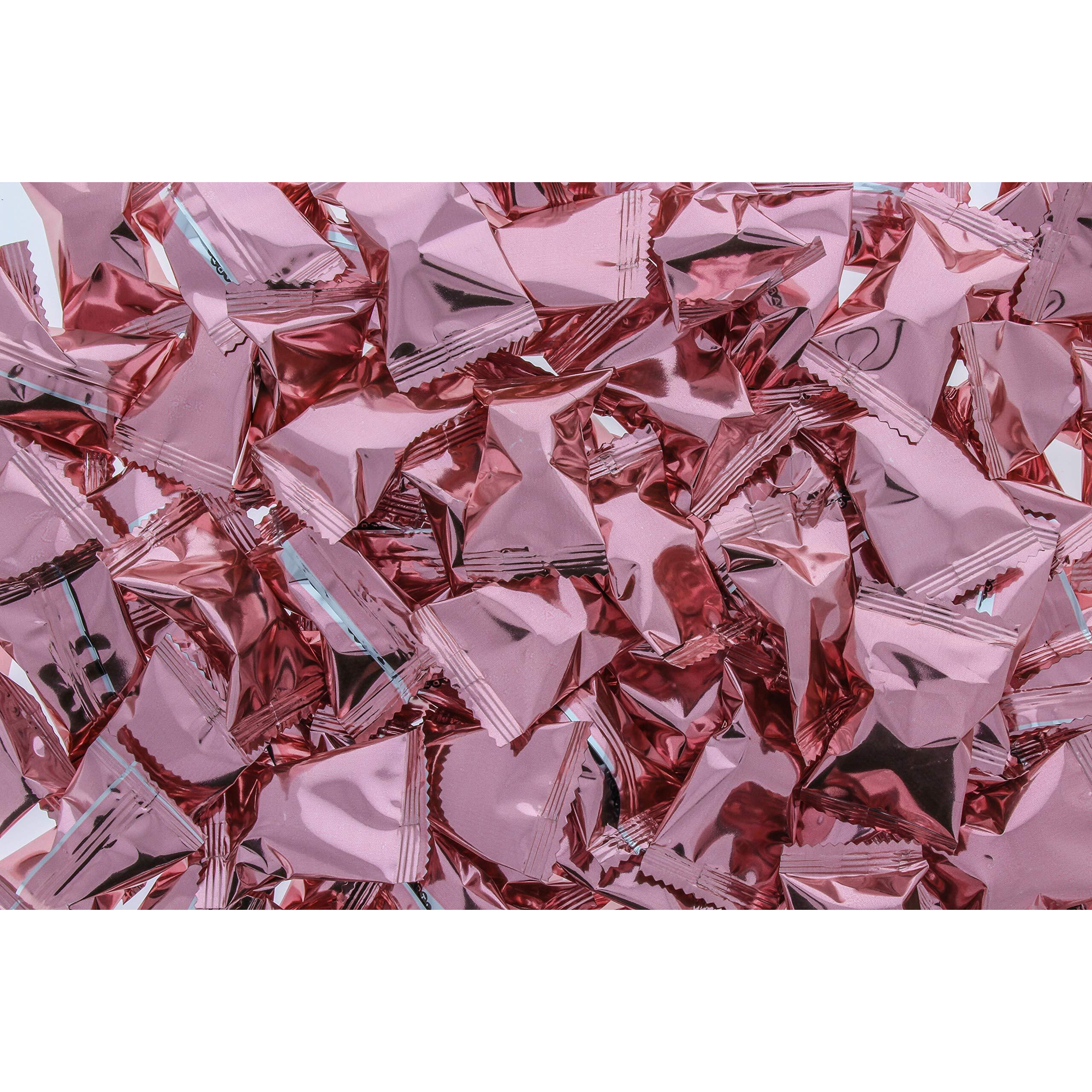 Rose Gold Foil Buttermints - 13 Oz. Bag - Approximately 100 Individually Wrapped Mint Candy