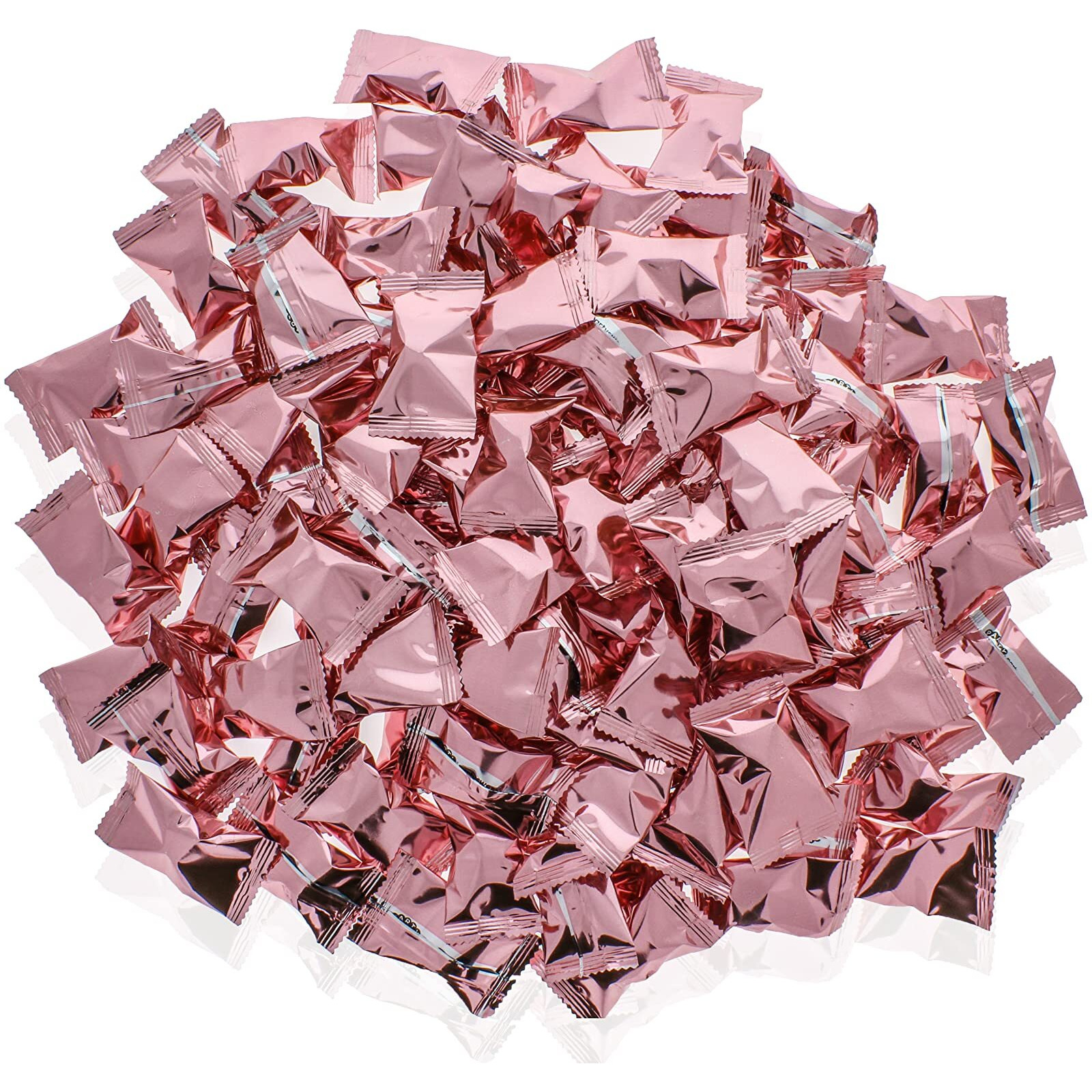 Rose Gold Foil Buttermints - 13 Oz. Bag - Approximately 100 Individually Wrapped Mint Candy
