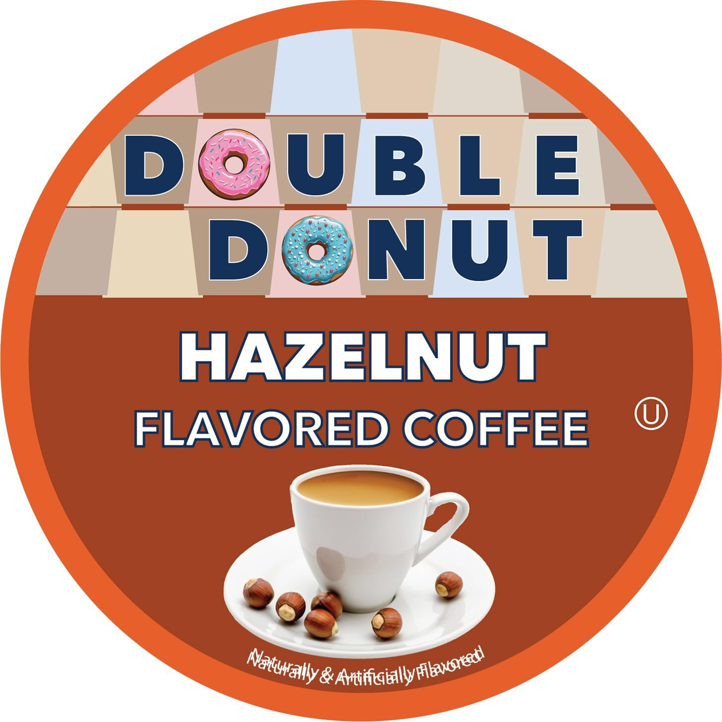 Double Donut Coffee Hazelnut Coffee In Recyclable Single Serve Coffee Pods For All Hazelnut Coffee K Cups Brewers, From Double Donut, 24 Cups