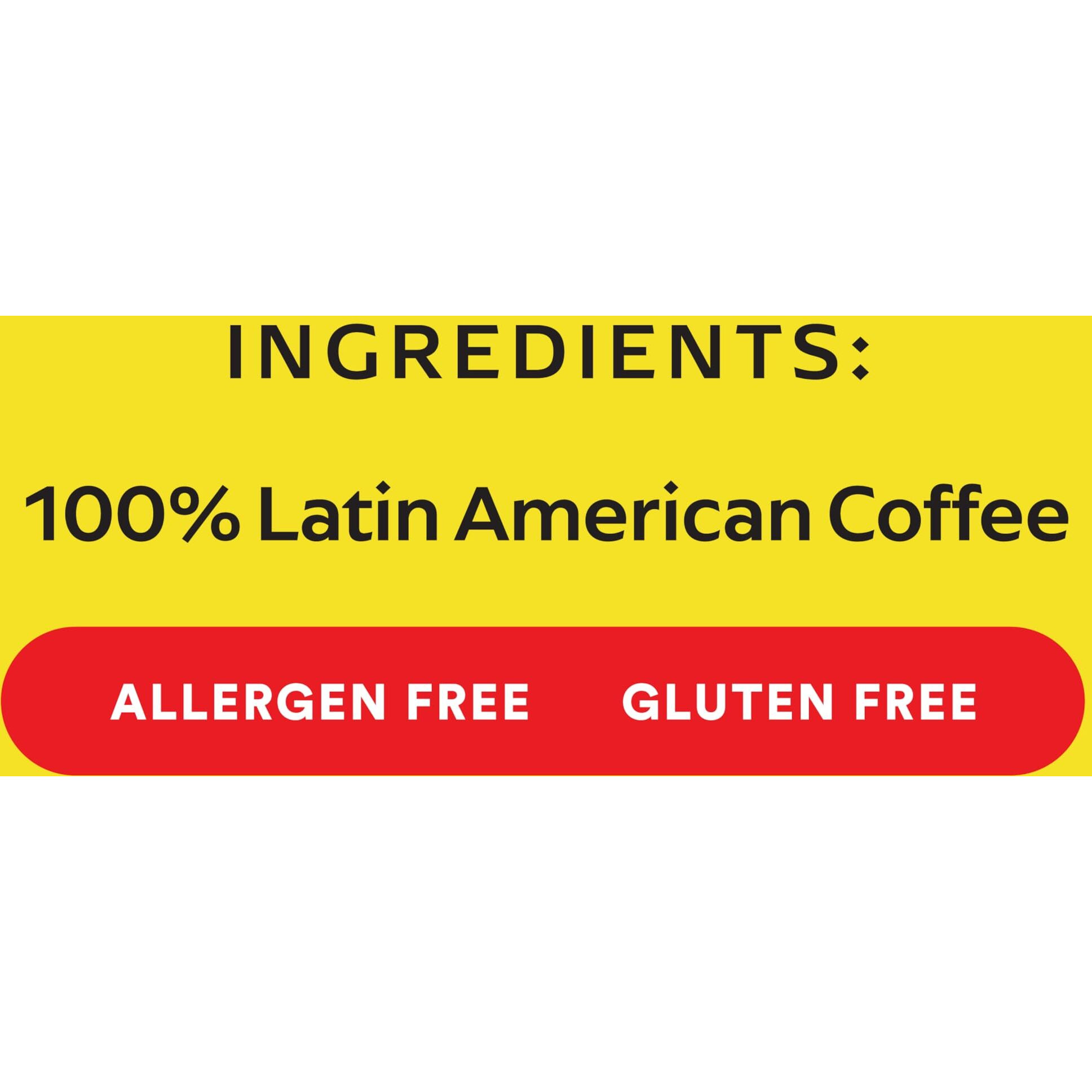 Sello Rojo, Tradicional Medium Roast Ground Coffee Bag, 16 Oz, Pack Of 3