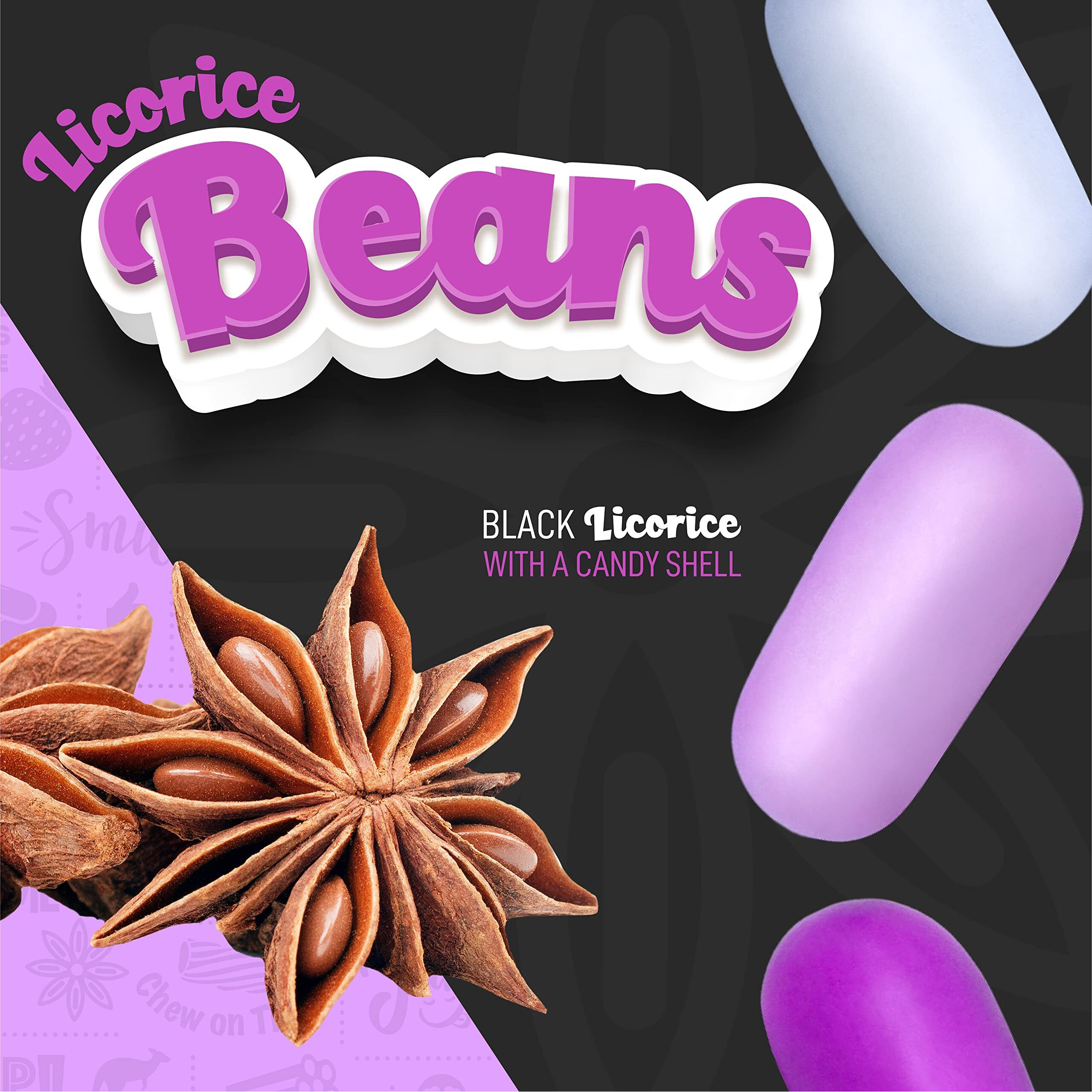 Wiley Wallaby 7.05 Ounce Classic Black Gourmet Australian Style Soft & Chewy Licorice Candy Beans, 2 Pack