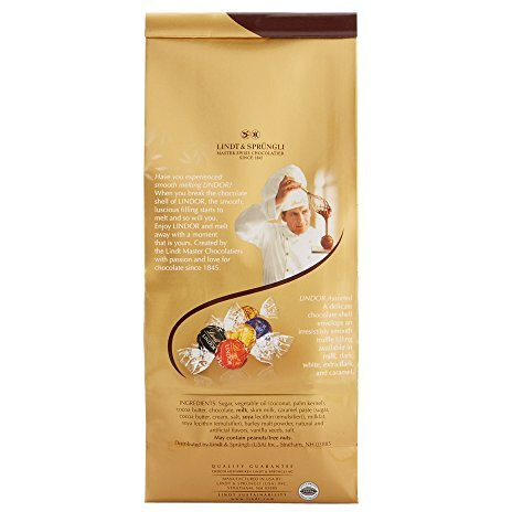 Lindt Lindor Assorted Chocolate Truffles, Kosher, Great For Holiday Gifting, 21.2 Ounce Bag