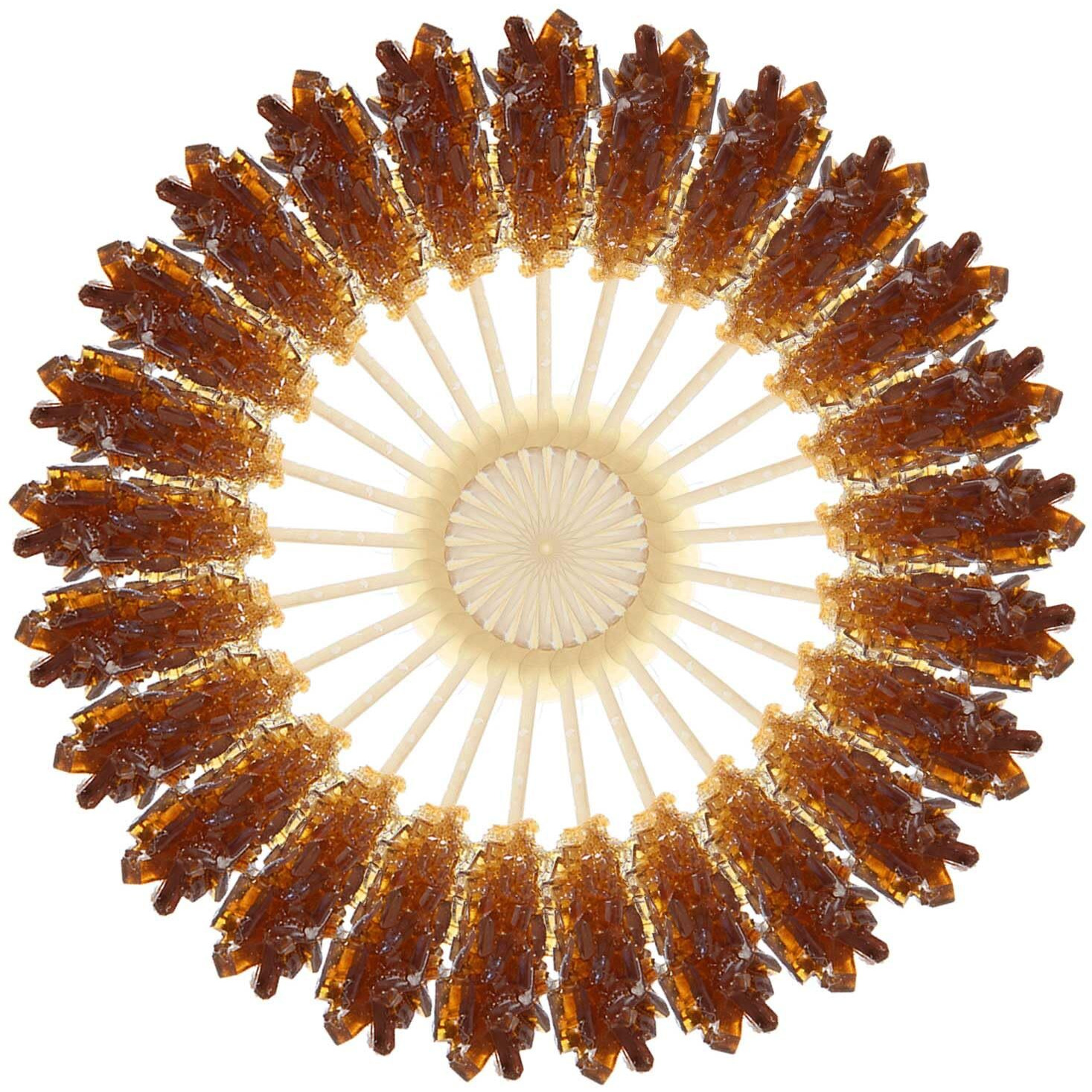 Brown Sugar Sticks Individually Wrapped Perfect For Coffee Tea And Drinks, Barista Swizzle Sticks And Rock Candy Crystals, 25 Pieces