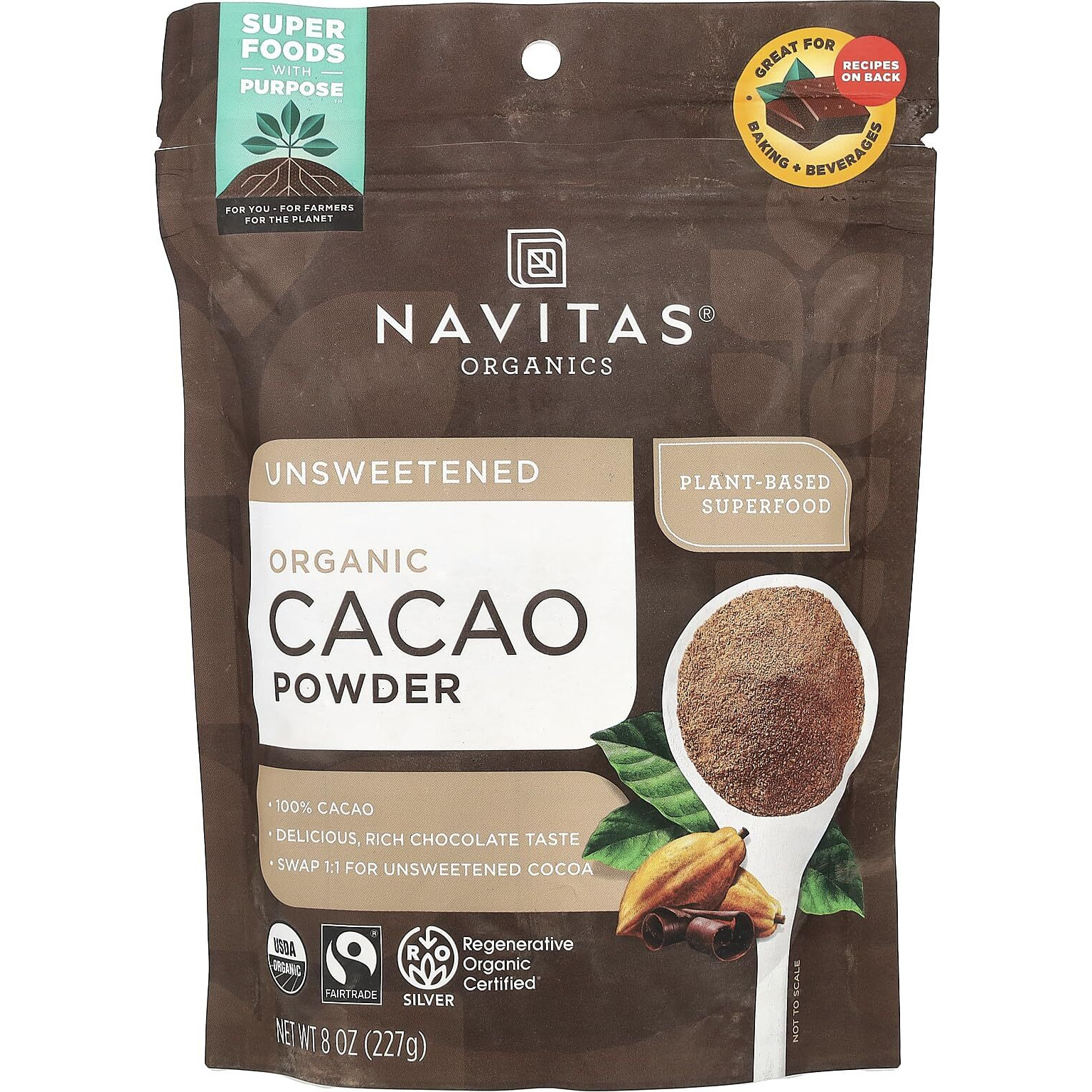 Navitas Cacao Powder Org