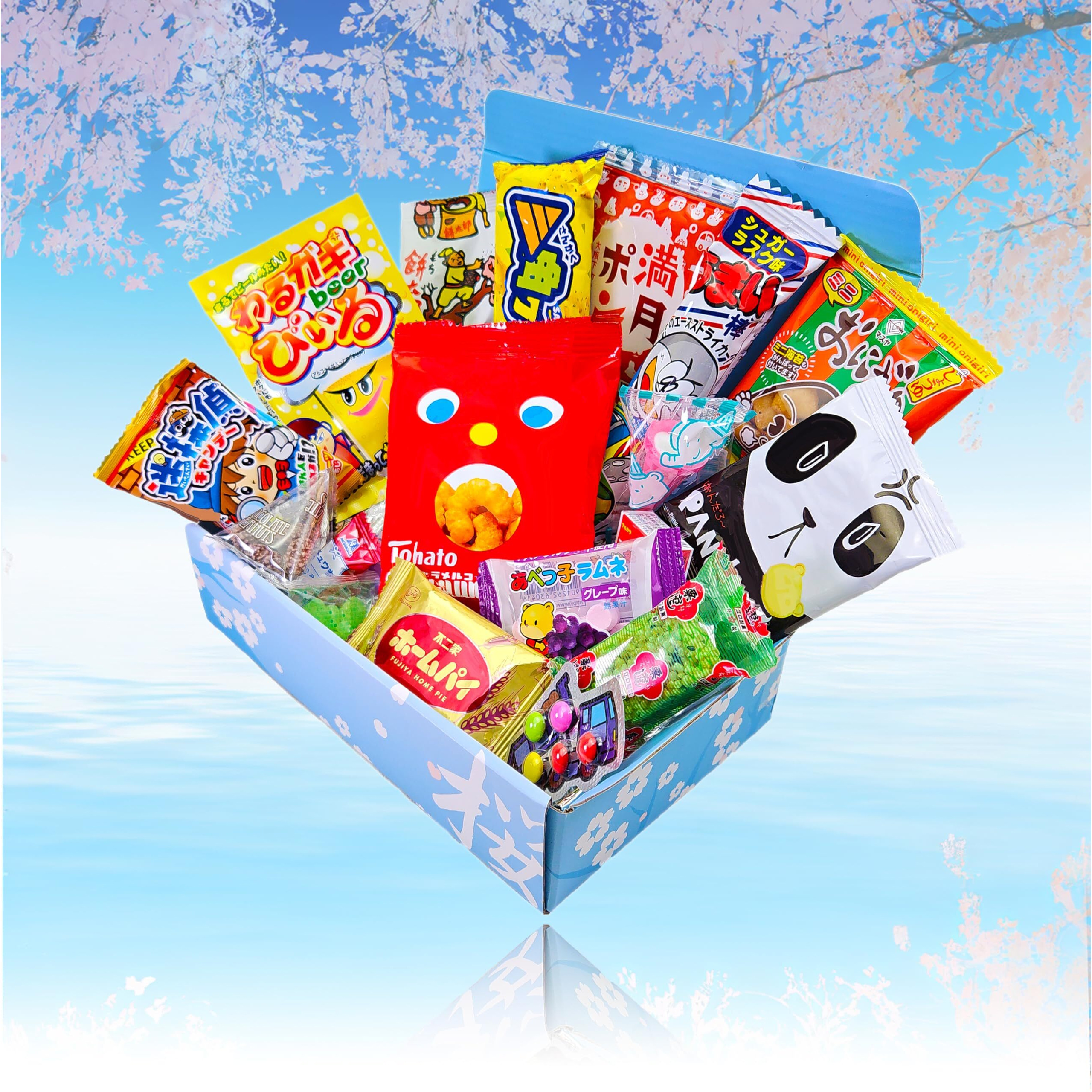 Japanese Snacks & Candy 20 Piece Dagashi Set (Box)