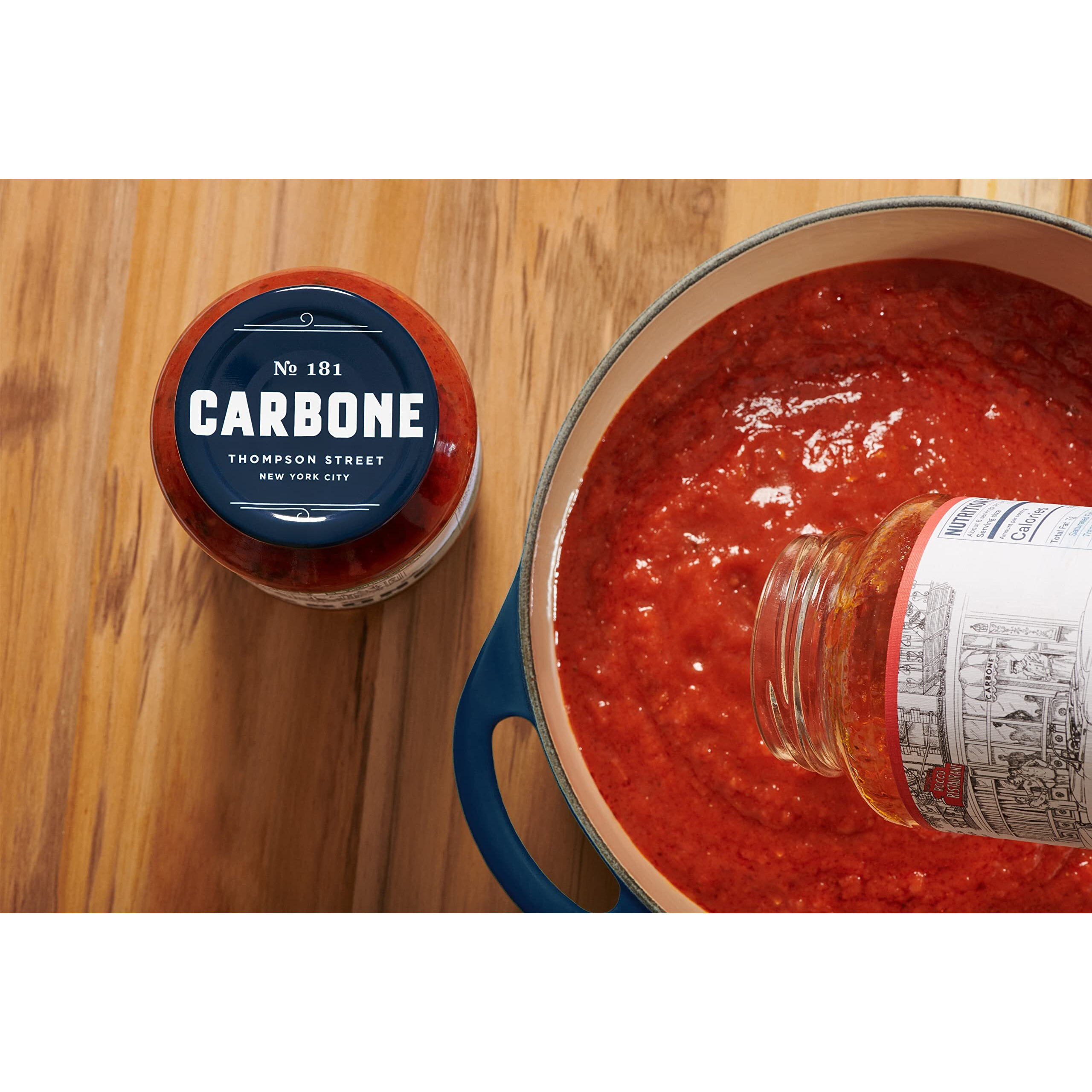 Carbone Arrabbiata Pasta Sauce | Tomato Sauce Made With Fresh & All-Natural Ingredients | Non Gmo, Vegan, Gluten Free, Low Carb Pasta Sauce, 24 Fl Oz (Pack Of 2)