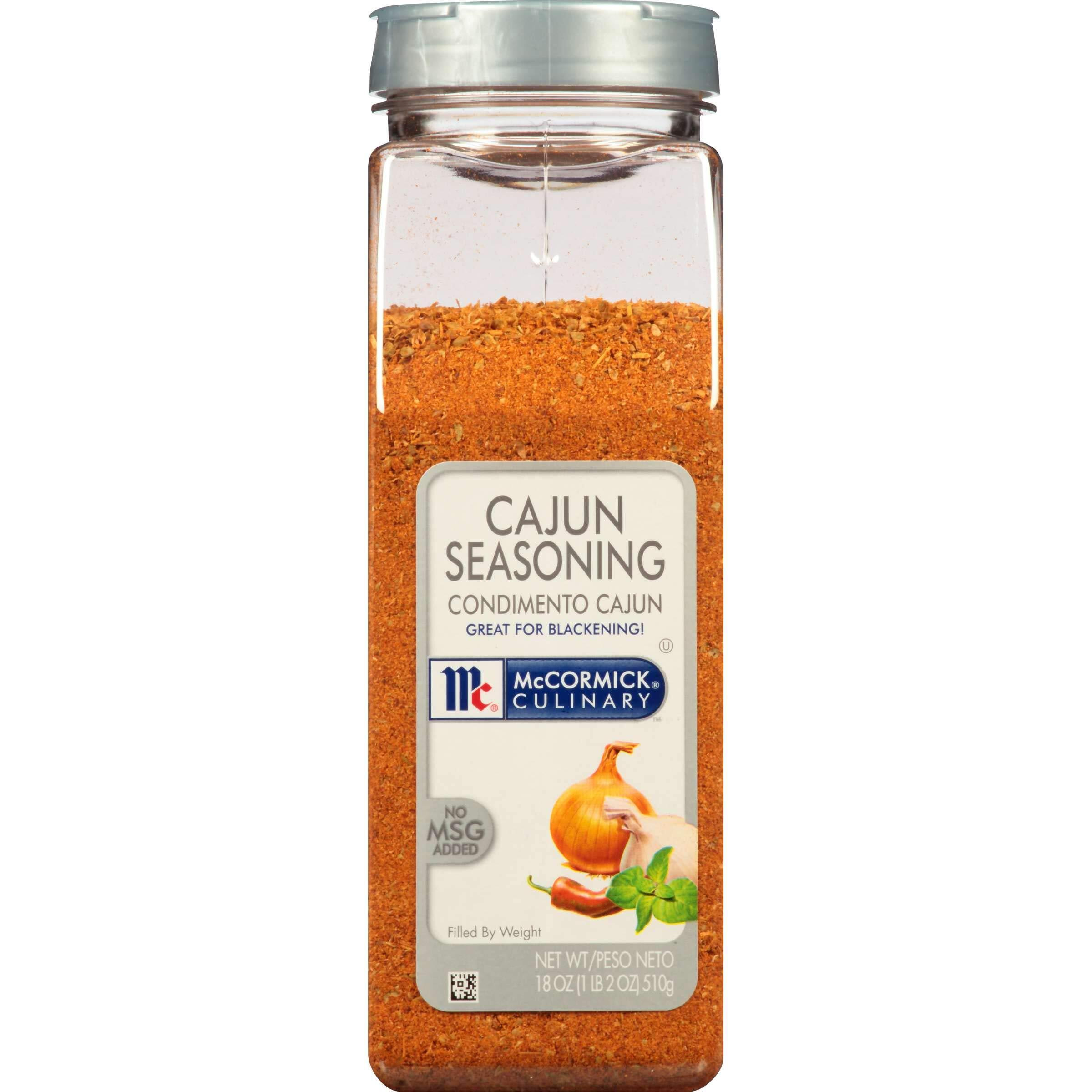 Mccormick Cajun Seasoning - 18 Oz. Container, 6 Per Case