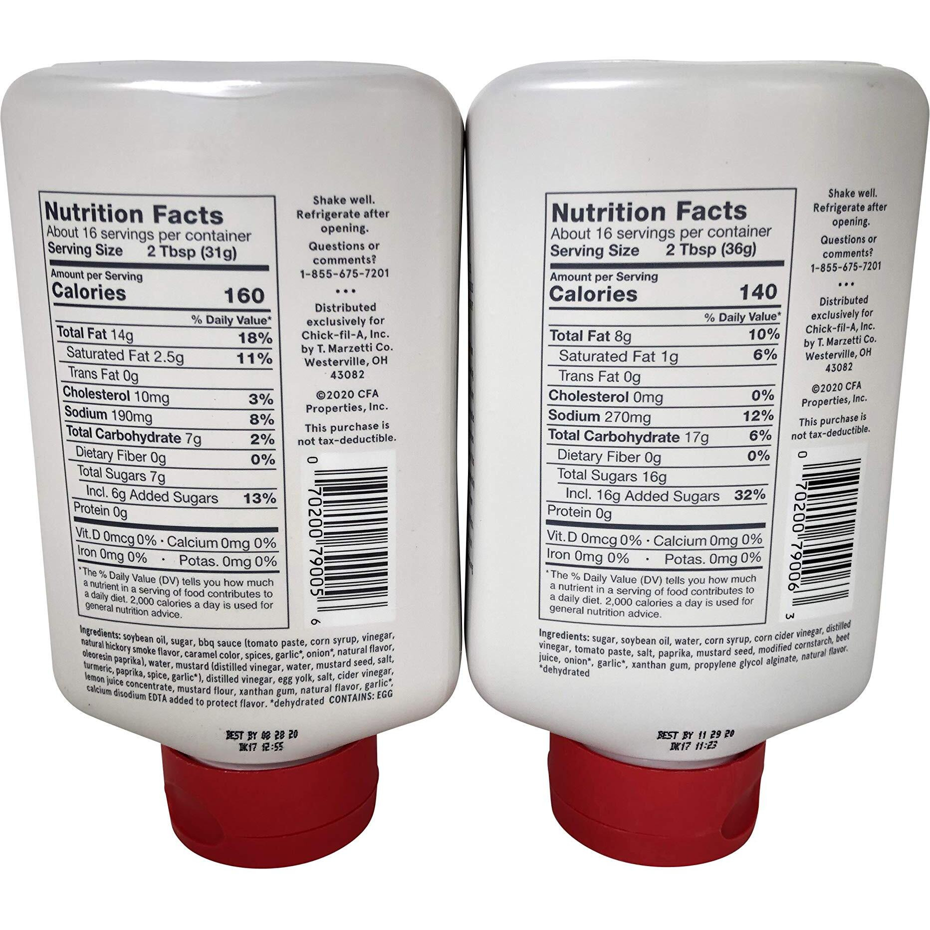 Chick-Fil-A Sauce Bundle -- Chick-Fil-A Sauce And Polynesian Sauce -- 16 Ounces Each