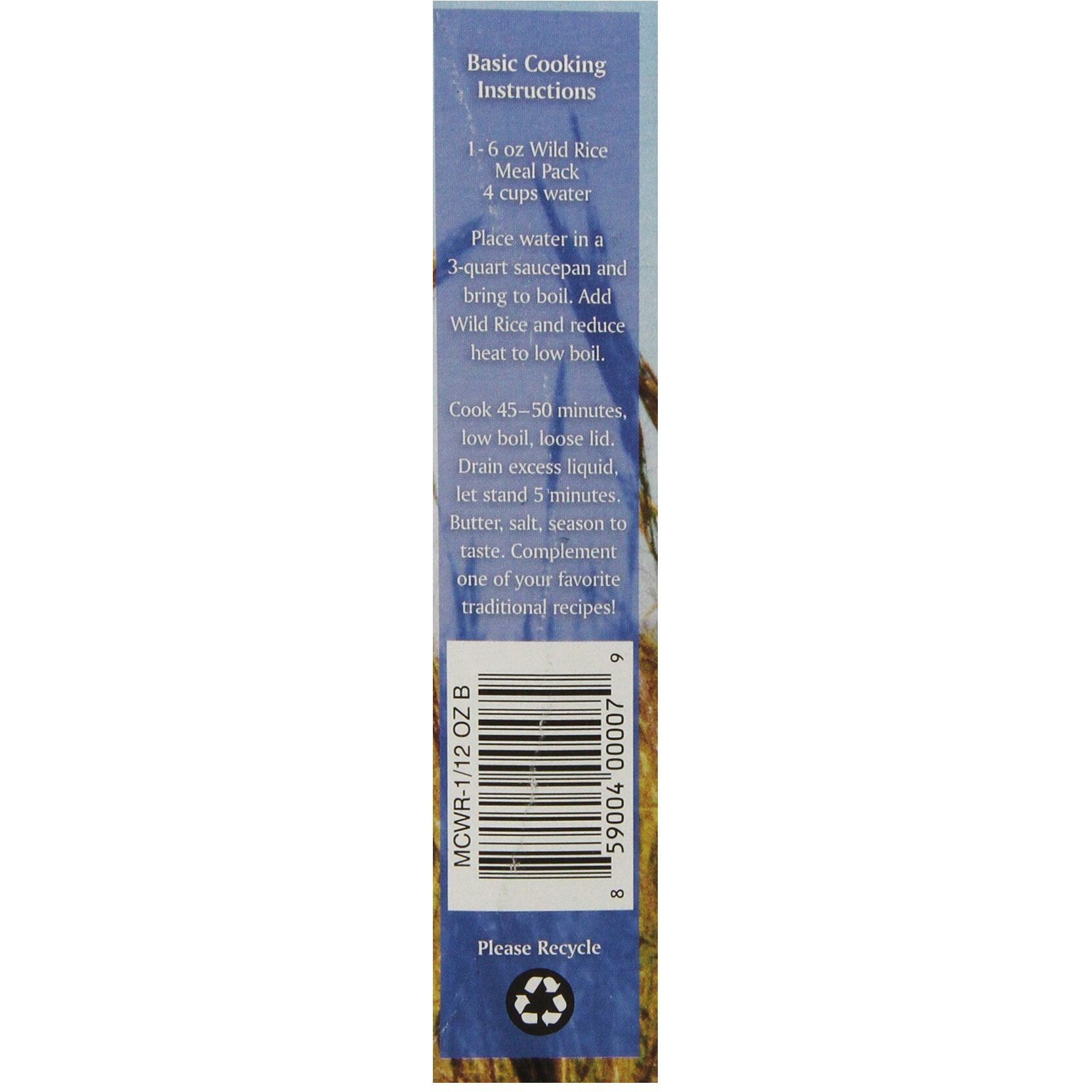 Red Lake Nation 100% All Natural Minnesota Cultivated Wild Rice