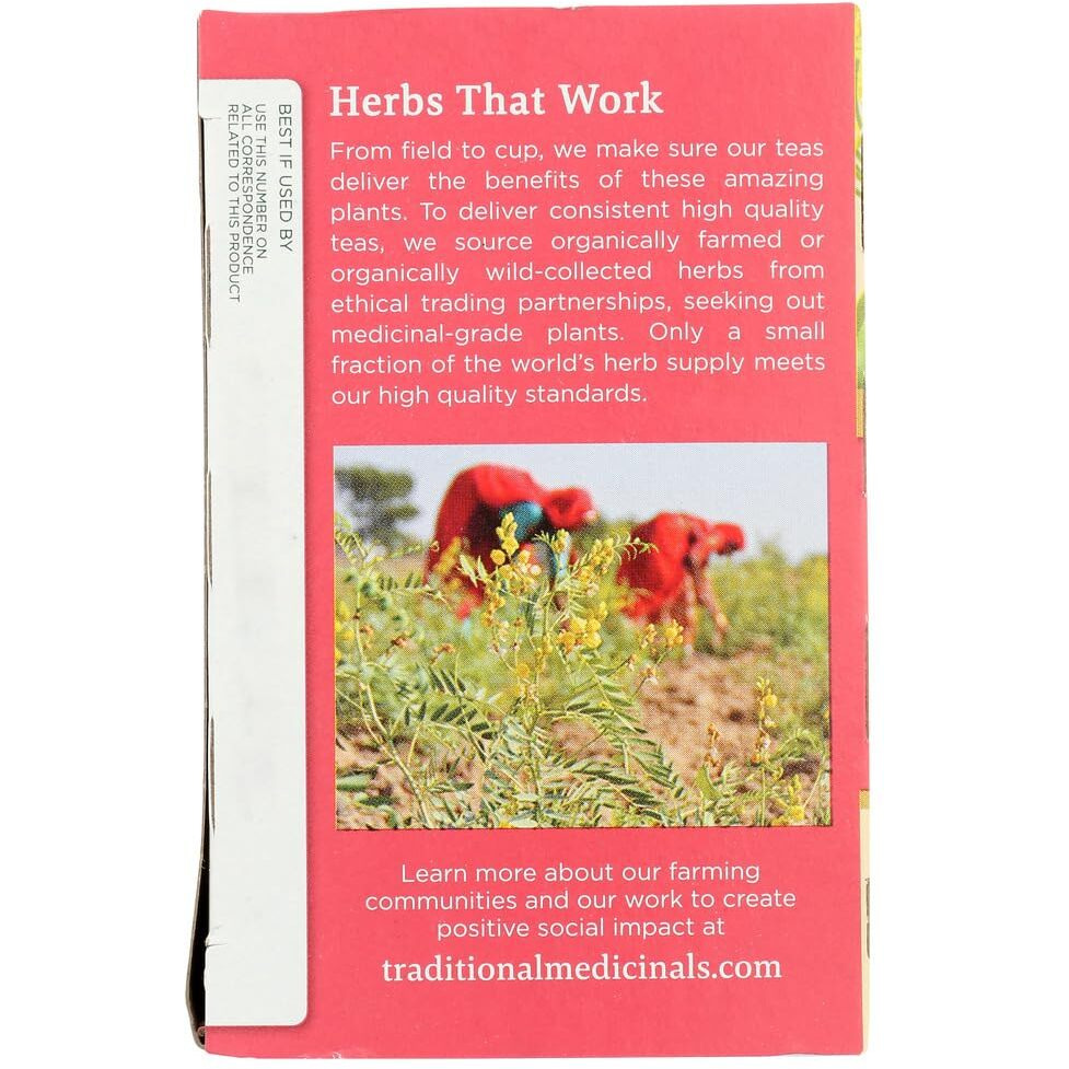 Traditional Medicinals Organic Mothers Milk Herbal Tea, Promotes Healthy Lactation, (Pack Of 12) - 192 Tea Bags Total