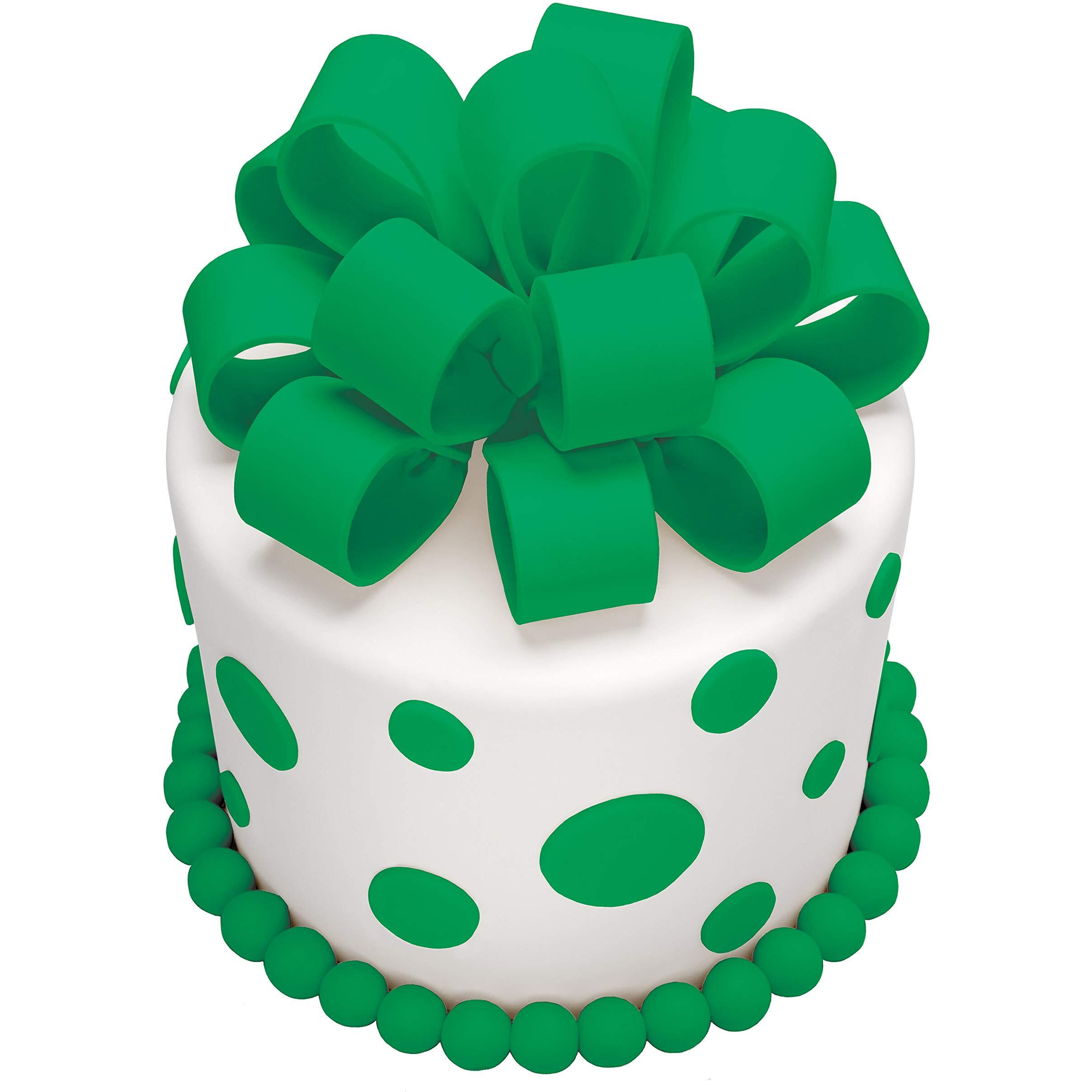 Satin Ice Fondant, Green, 4.4 Ounce