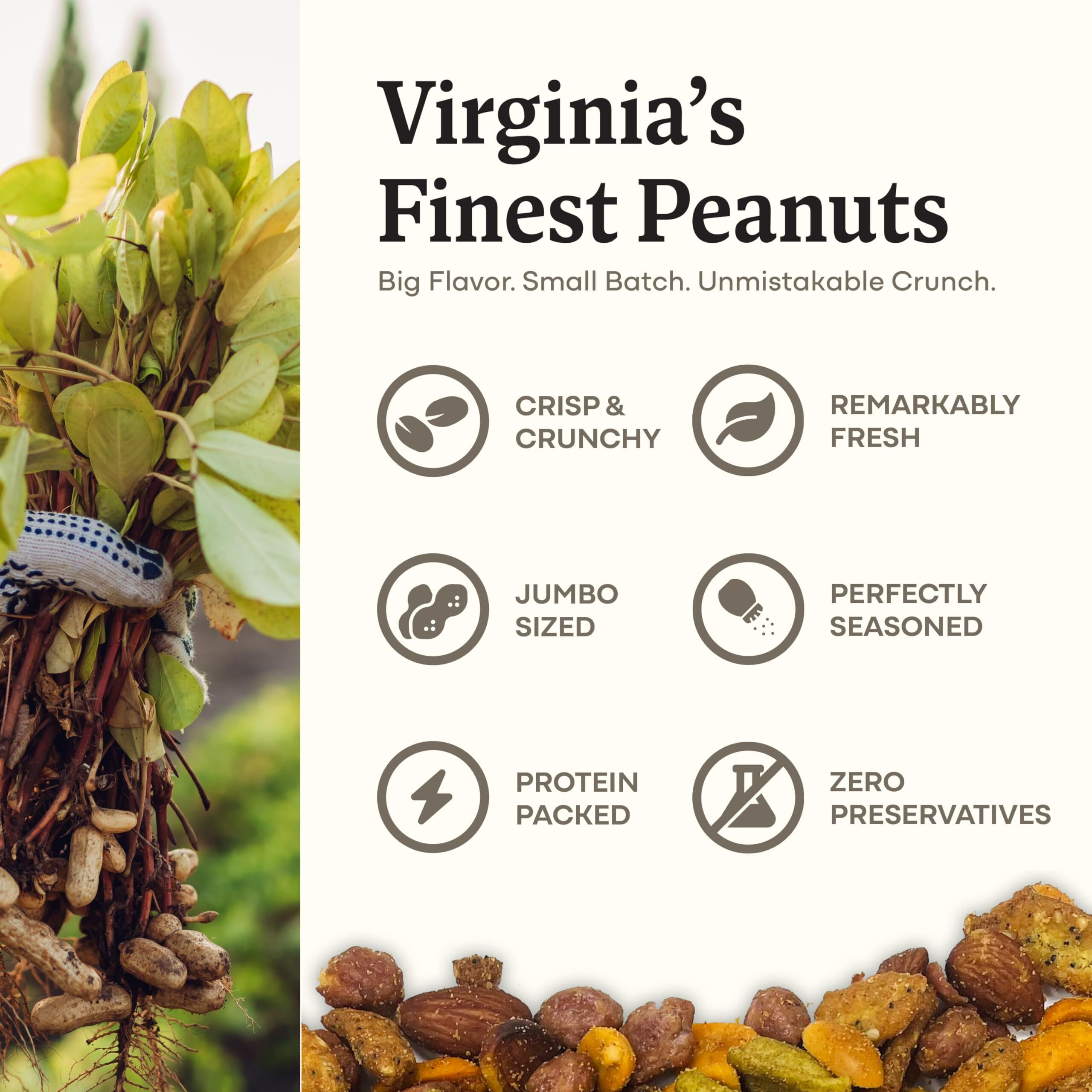 Belmont Peanuts Southwest Spice Bar Mix, 18 Oz (1 Pack) - Virginia Peanuts, Buffalo Nuts, Everything Sticks, Smoked Almonds And Guacamole Bits - Simple Ingredients, No Preservatives, Hand Seasoned