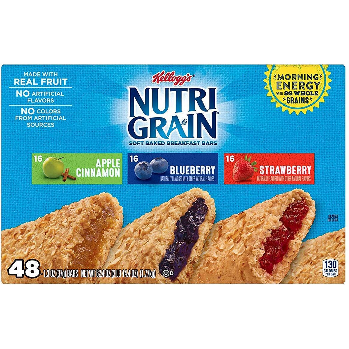 Nutri-Grain-Kellogg's Cereal Bars Variety Pack, 48-Count