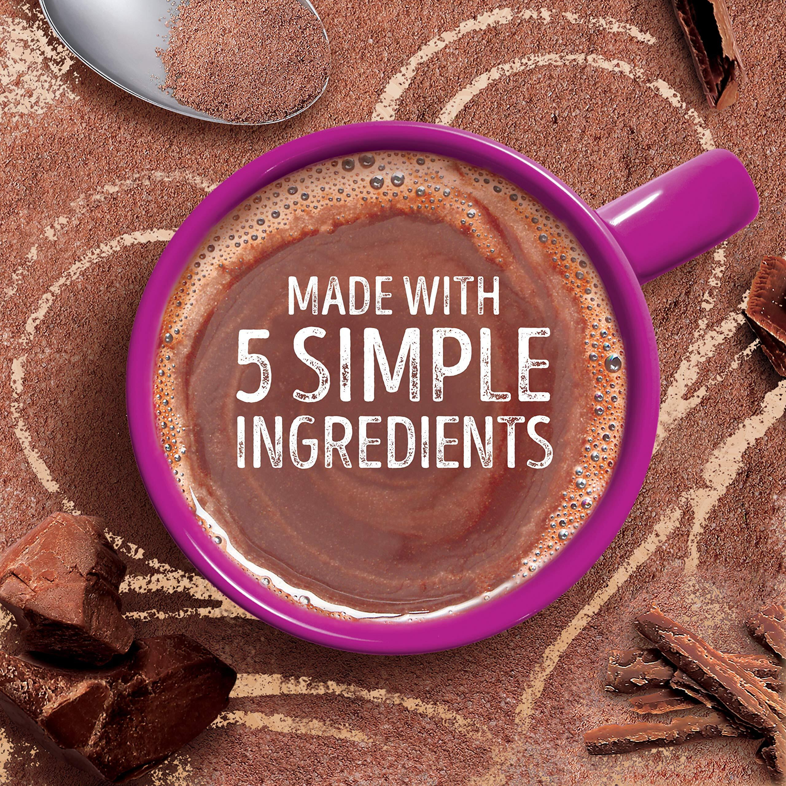 Swiss Miss Simply Cocoa Dark Chocolate Flavored Hot Cocoa Mix, 8 Count Hot Cocoa Mix Packets