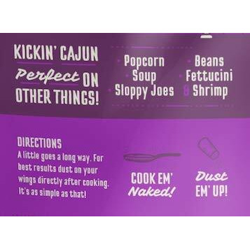 Kosmos Q Kickin Cajun Wing Dust - 5 Oz Bag For Wings, Popcorn & More - Dry Bbq Wings Rub With Spicy Cajun Heat (Kickin Cajun)