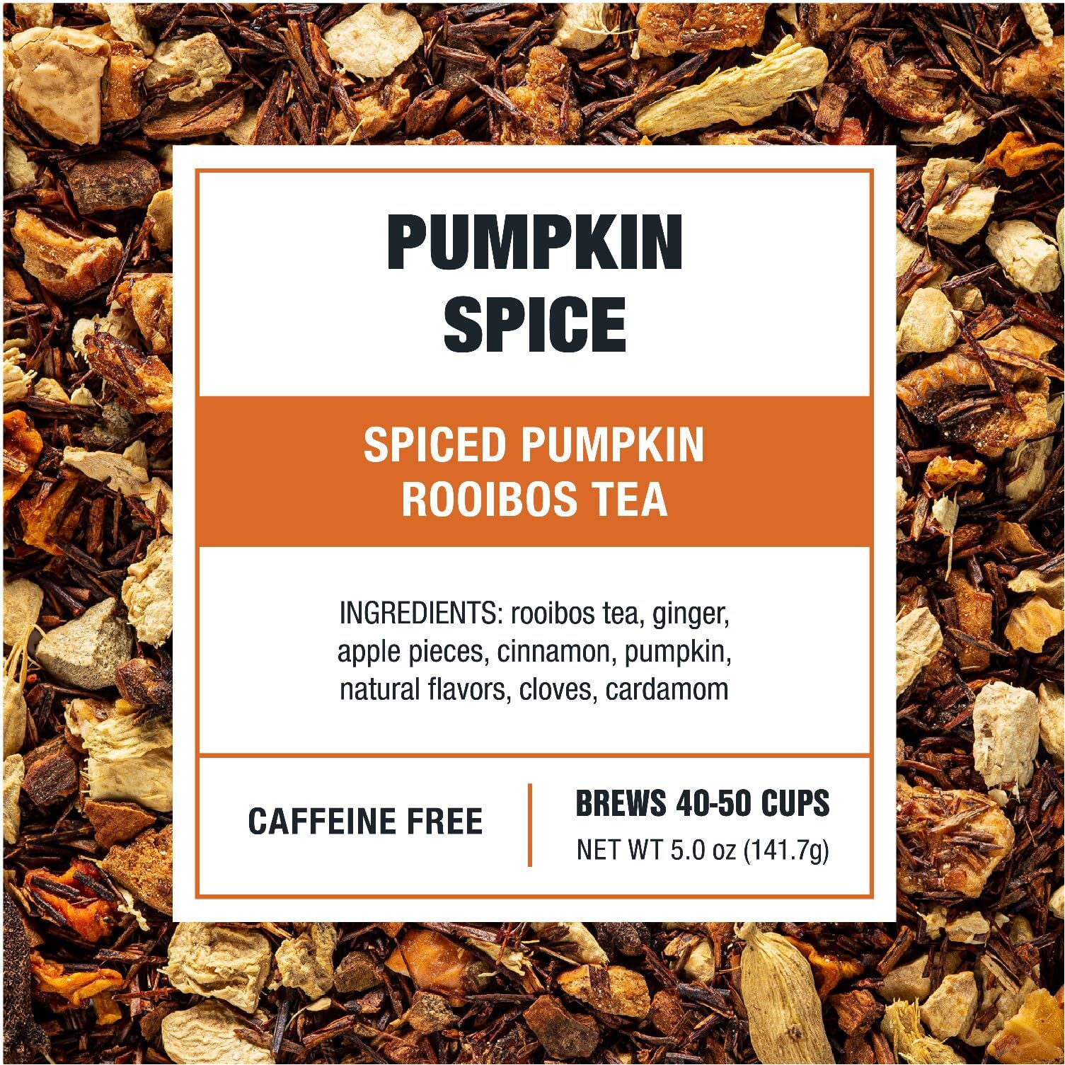 Tiesta Tea - Pumpkin Spice Rooibos Tea | Premium Loose Leaf Tea Blend | Non-Caffeinated Herbal Infusion | Make Hot Or Iced & Up To 50 Cups | Made With Natural Ingredients - 5Oz Refillable Tin Can