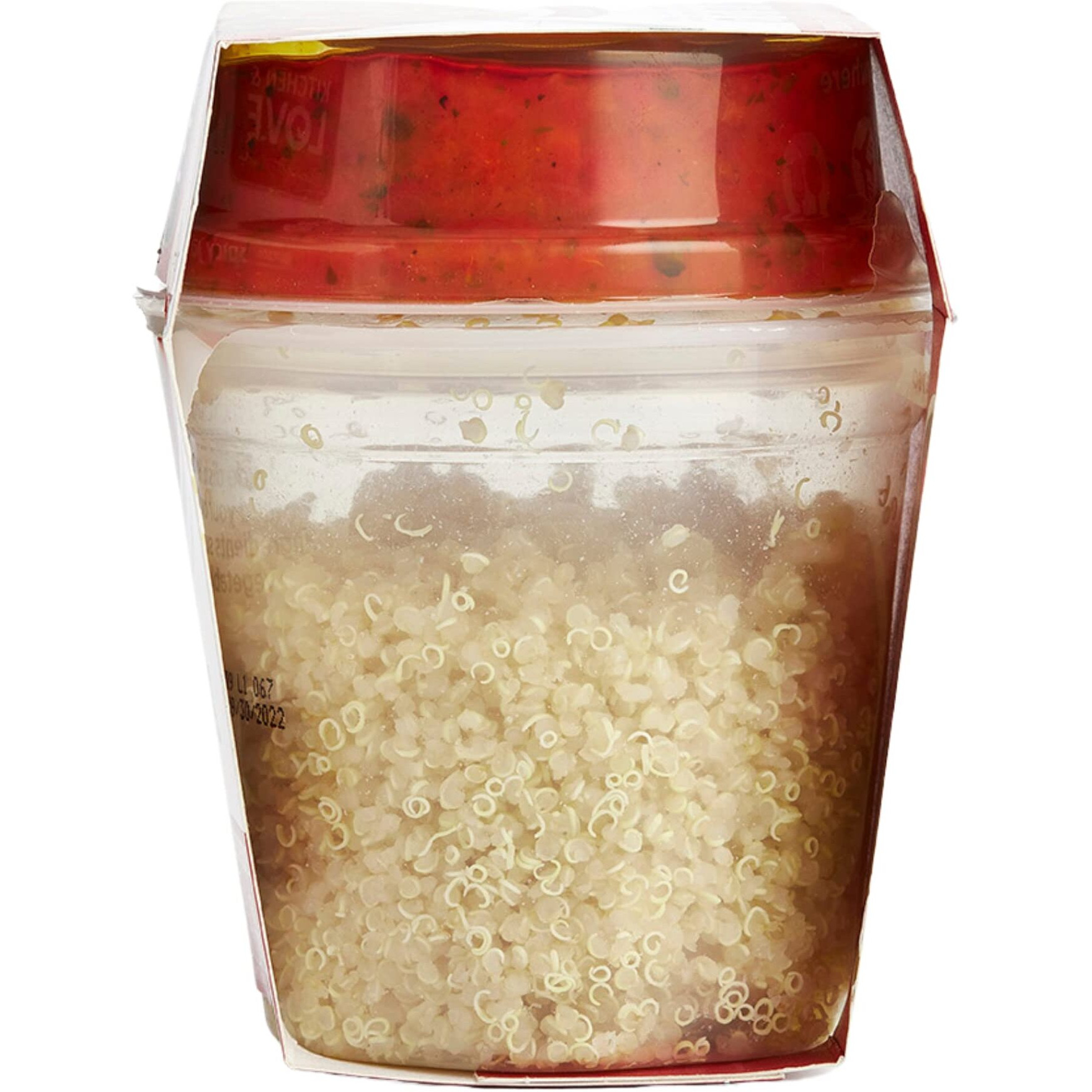 Kitchen & Love Jalapeno & Roasted Pepper Quinoa Quick Meal 6-Pack | Vegan, Gluten-Free, Ready-To-Eat, No Refrigeration Required