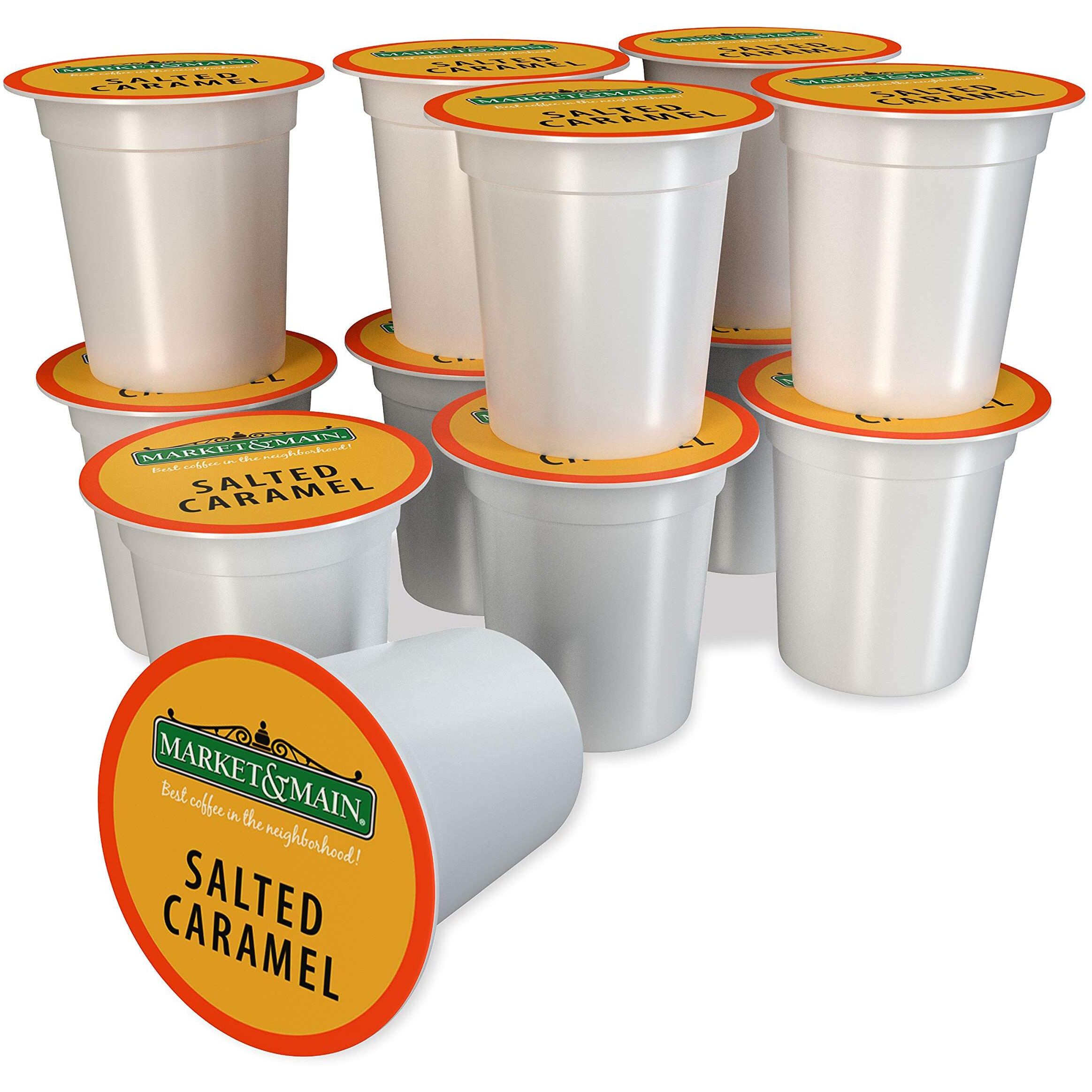 Market & Main Onecup, Salted Caramel, Compatible With Keurig K-Cup Brewers, 12 Count