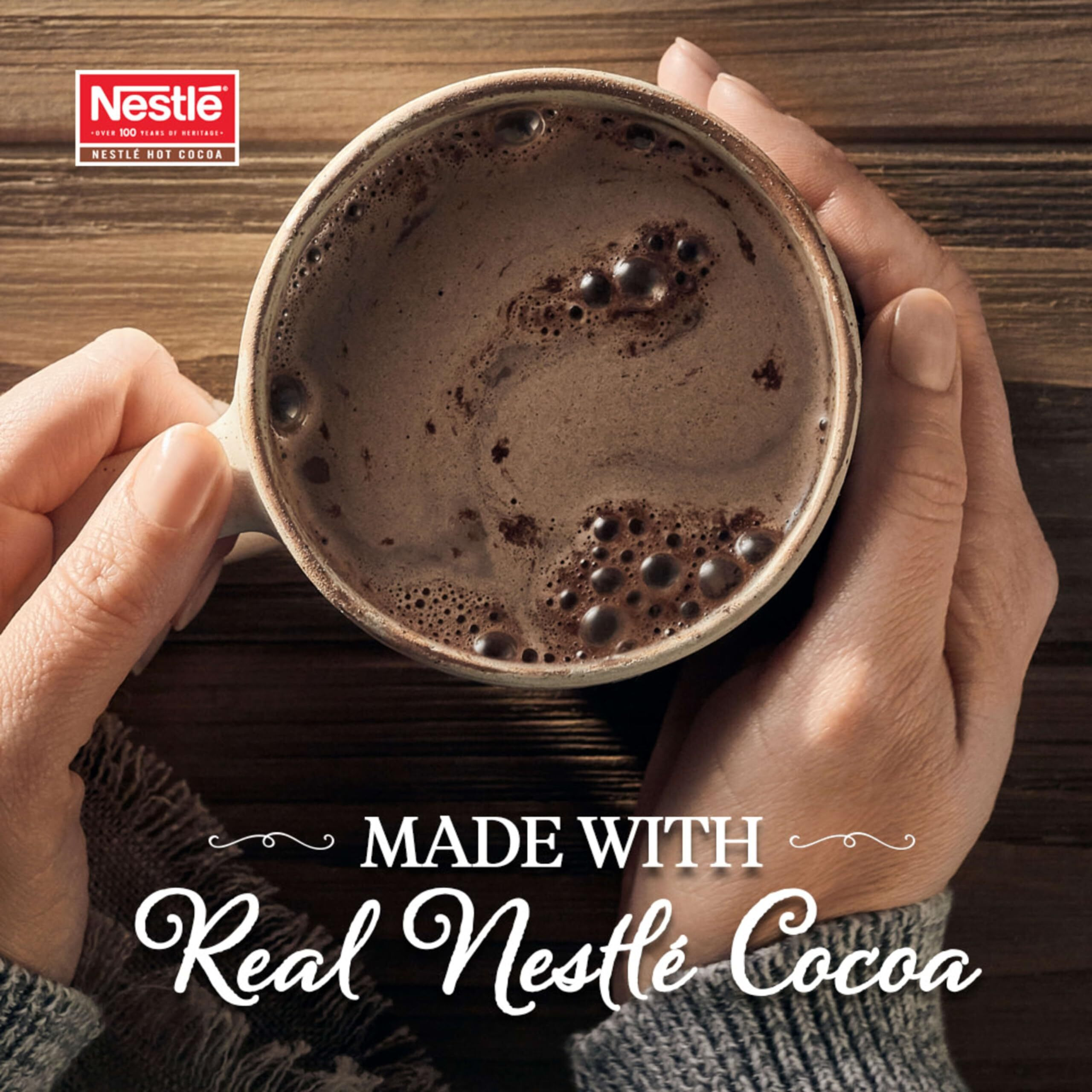Nestle Hot Chocolate Packets, Milk Chocolate Flavor Hot Cocoa Mix, Made With Real Cocoa, Bulk Pack, 0.71 Oz Packet (60 Count)