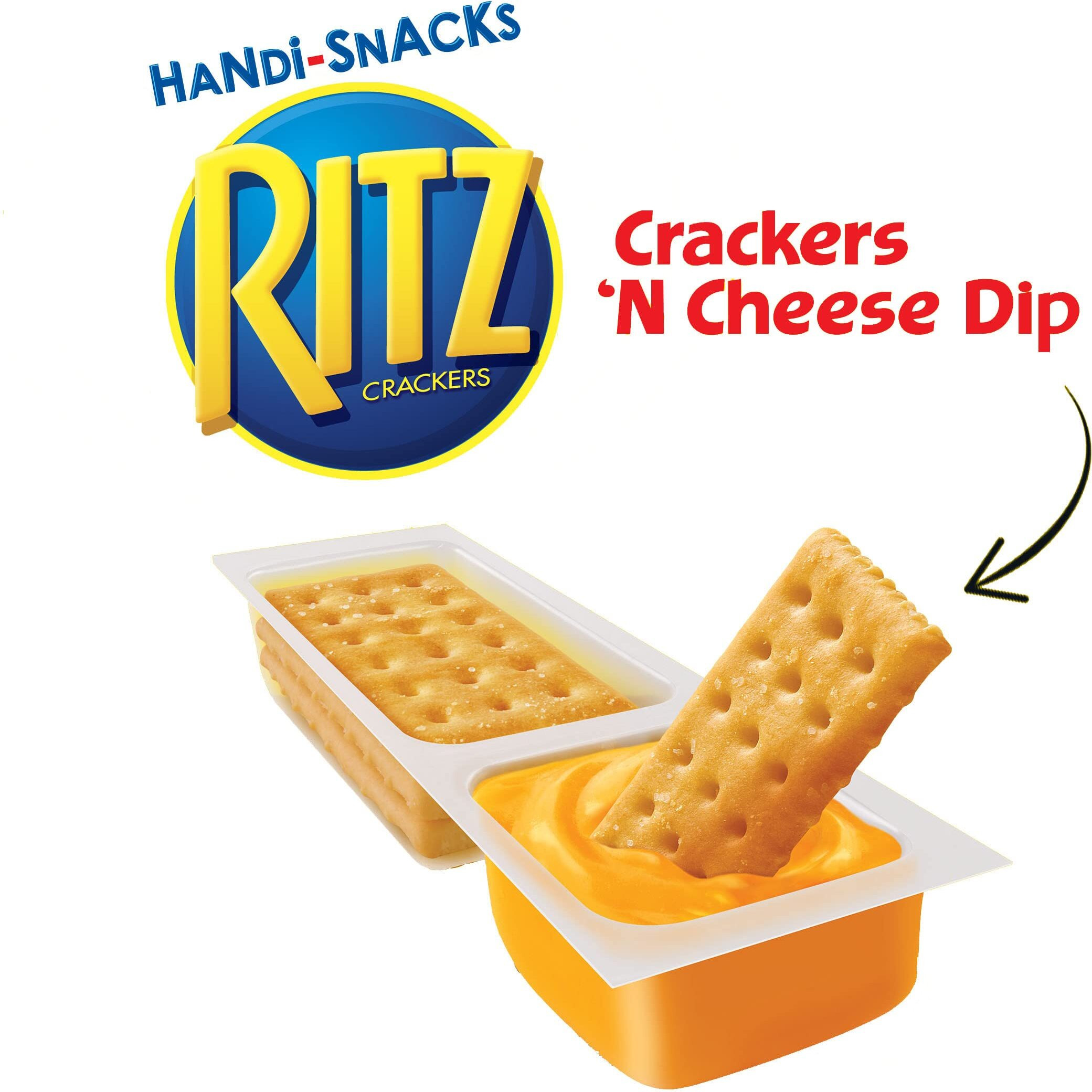 Handi-Snacks Ritz Crackers 'N Cheesy Dip Snack Packs, 20 Snack Packs