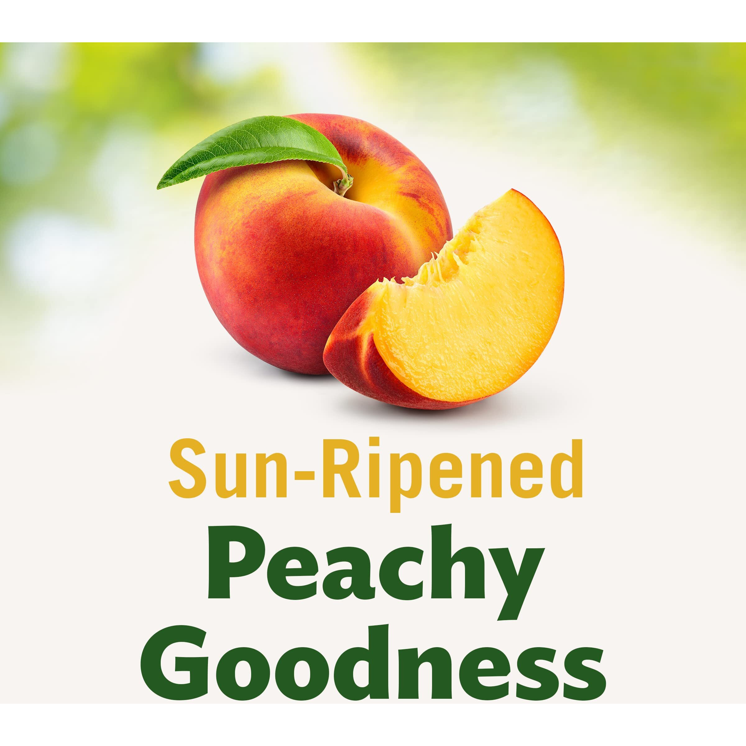 Del Monte Diced Peaches Fruit Cup Snacks In 100% Fruit Juice, 24 Pack, 4 Oz Cup